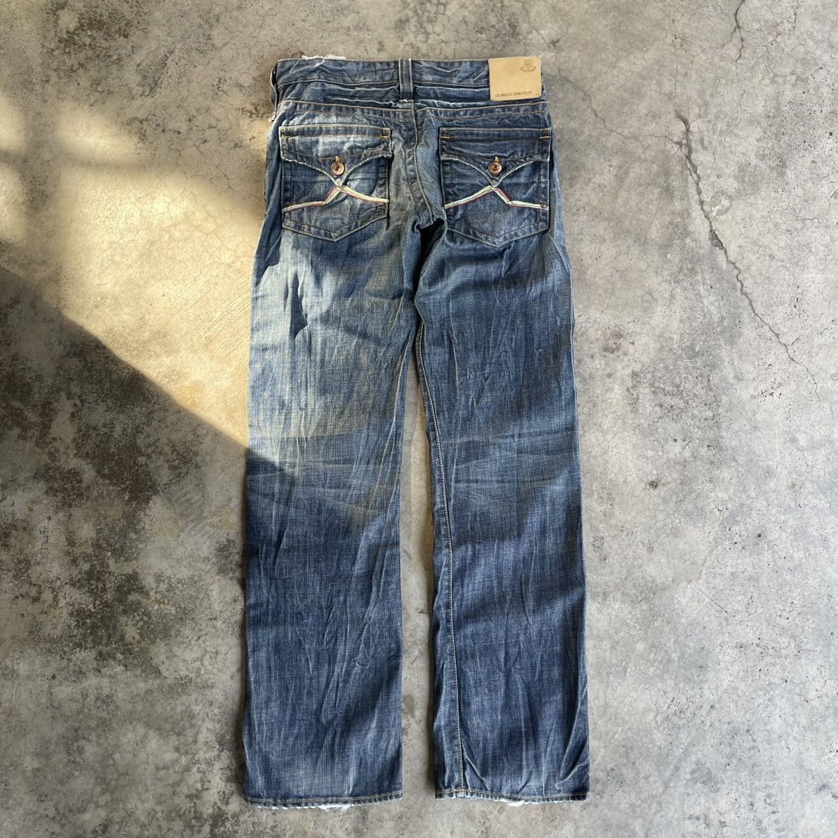 Los Angeles Apparel 🔥Vintage Los Angeles Denim Alter Distress Denim Jeans Size US 32 / EU 48 - 4 Thumbnail