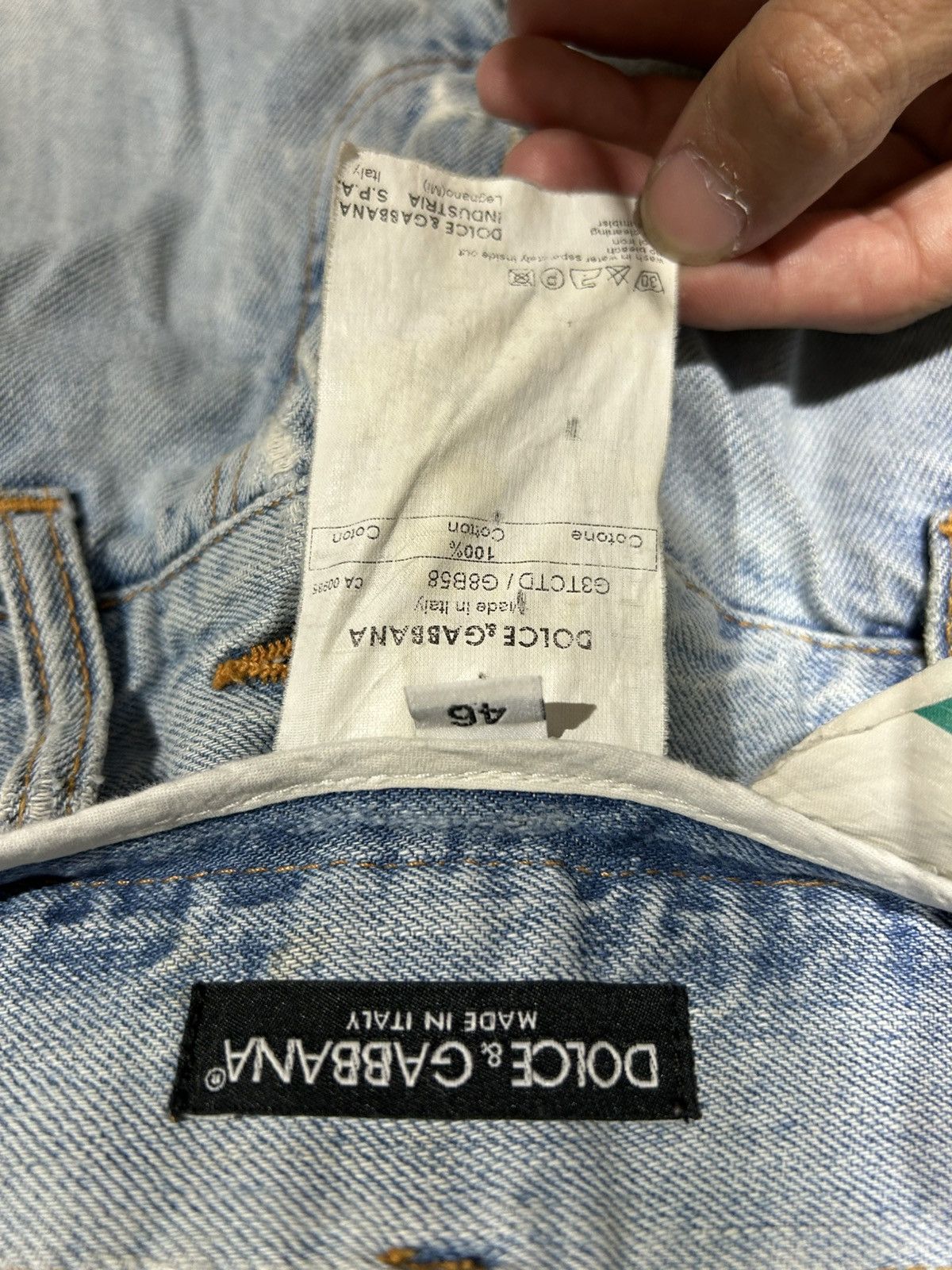 Dolce & Gabbana Vintage Dolce & Gabbana Scab Jeans Size US 31 - 2 Thumbnail