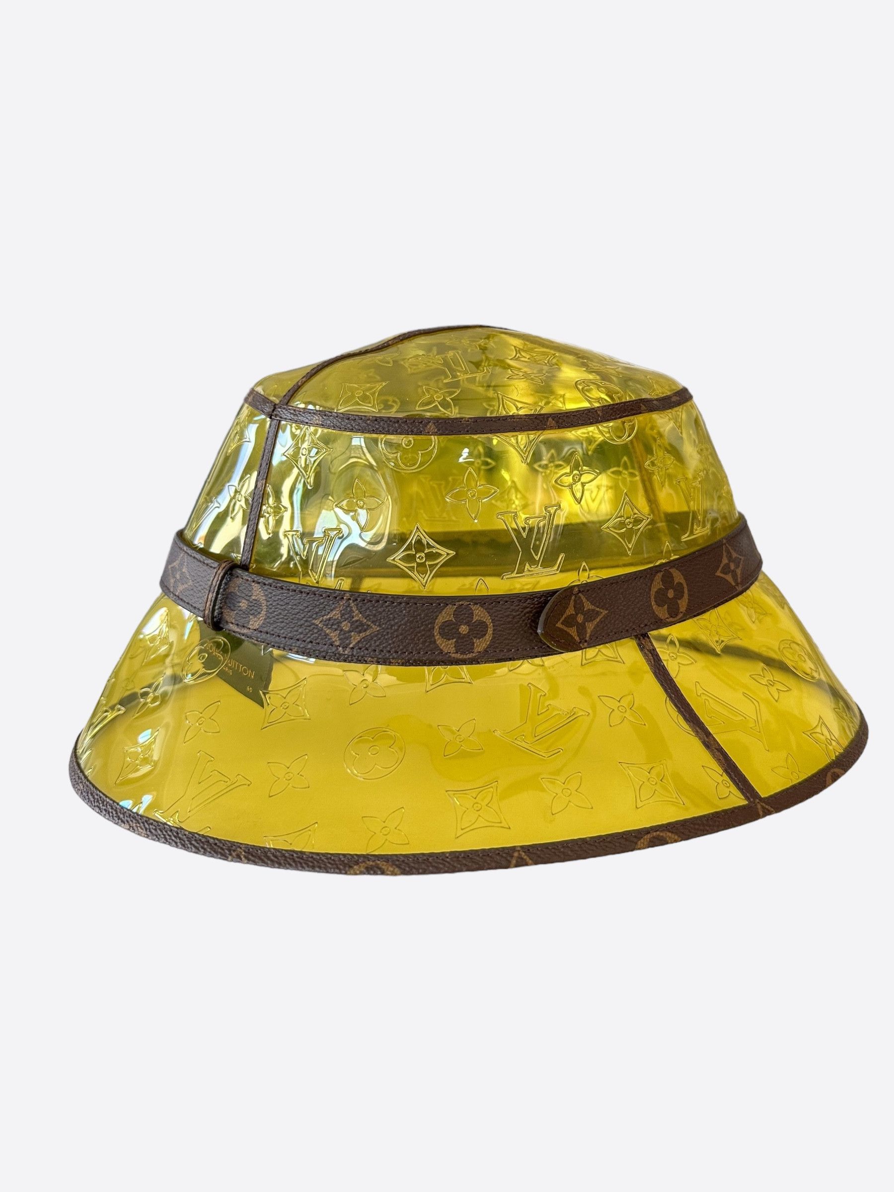 Louis Vuitton Louis Vuitton Yellow Monogram PVC Bucket Hat | Grailed