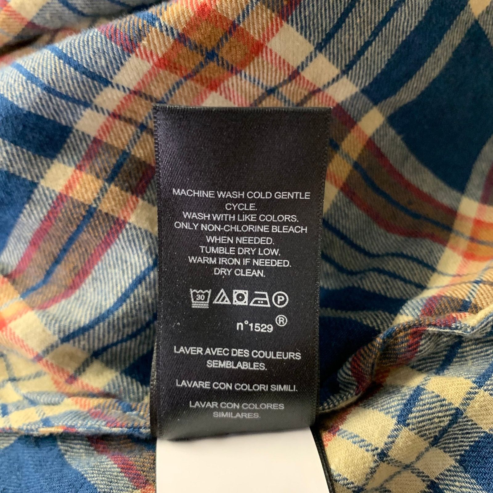 Ralph Lauren RRL RALPH LAUREN Size 2 Blue Orange Plaid Maxi Skirt Size 26" / US 2 / IT 38 - 6 Thumbnail