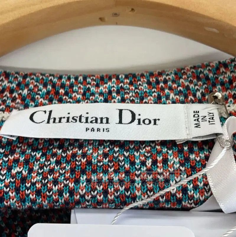 Dior Dior Spring Autumn Colorful Silk Dress . Size S / US 4 / IT 40 - 3 Thumbnail