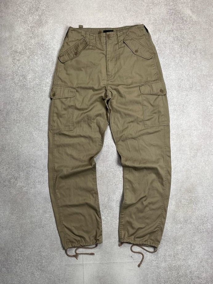 Japanese Brand × Vintage Vintage Army Avantgarde Baggy Cargo Pants Y2K 32 Size US 32 / EU 48 - 1 Thumbnail