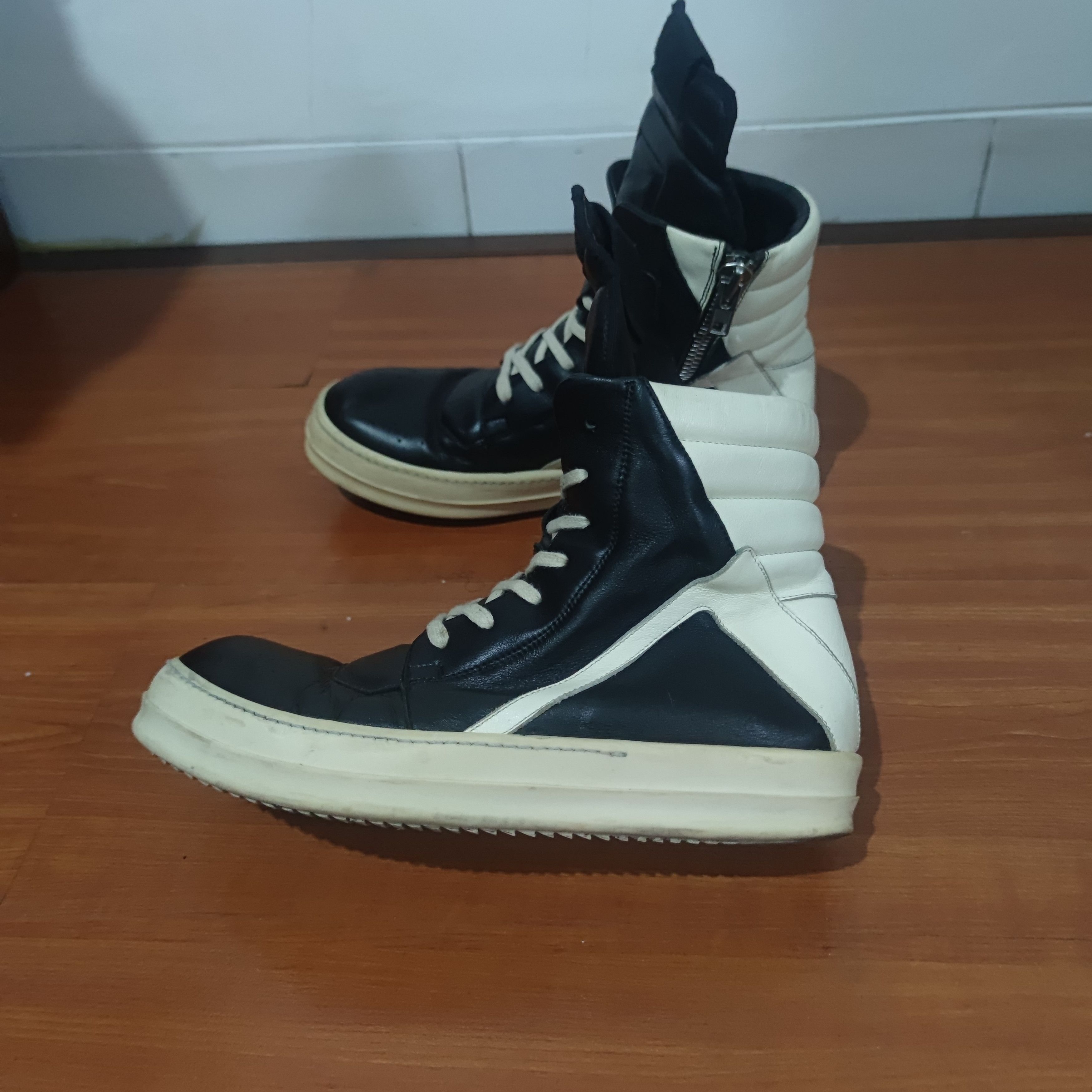 Rick Owens Rick Owens Mainline SS16 Geobasket Black/Milk