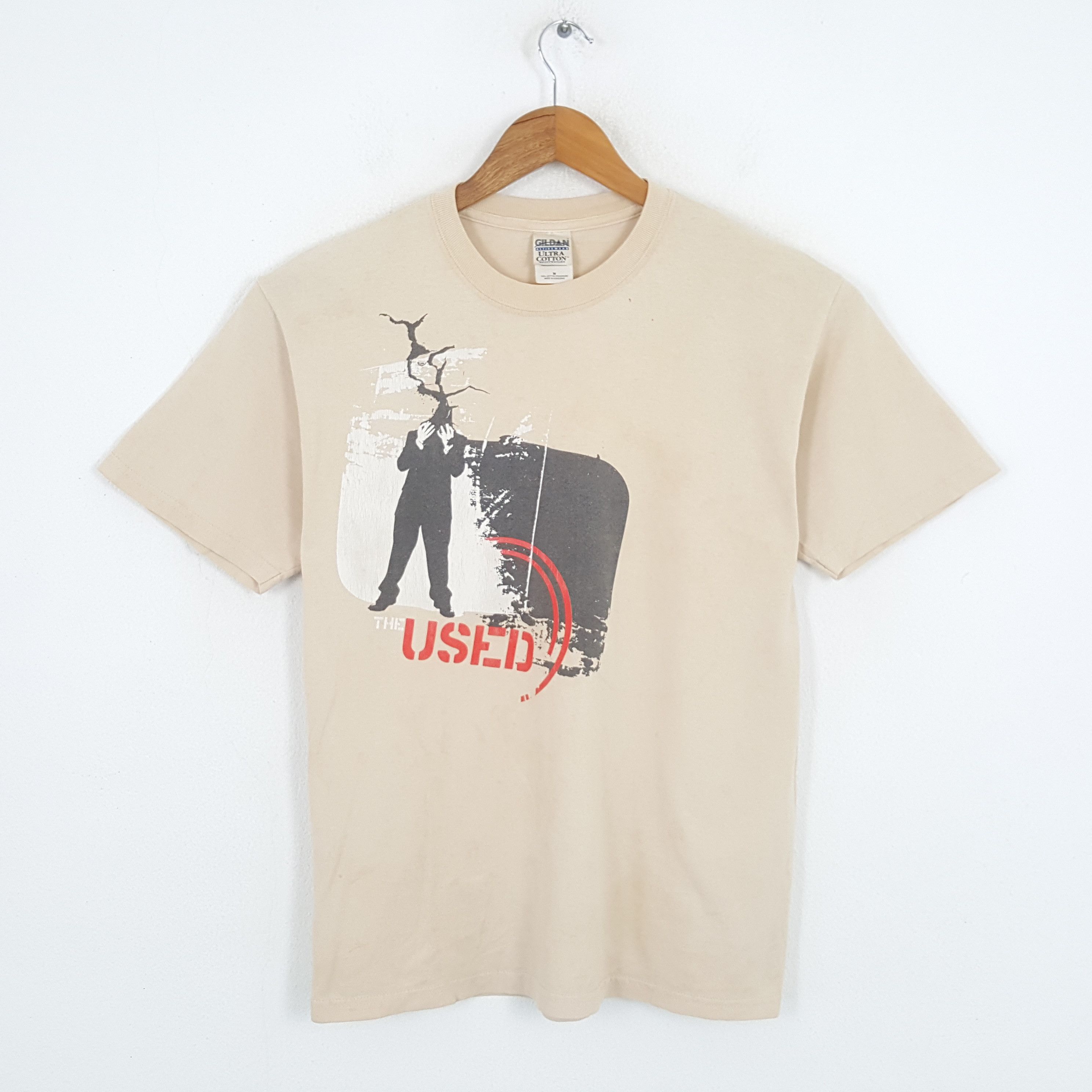 Band Tees × Vintage Vintage THE USED American Rock Band T-Shirt c267n32 Size US M / EU 48-50 / 2 - 1 Thumbnail