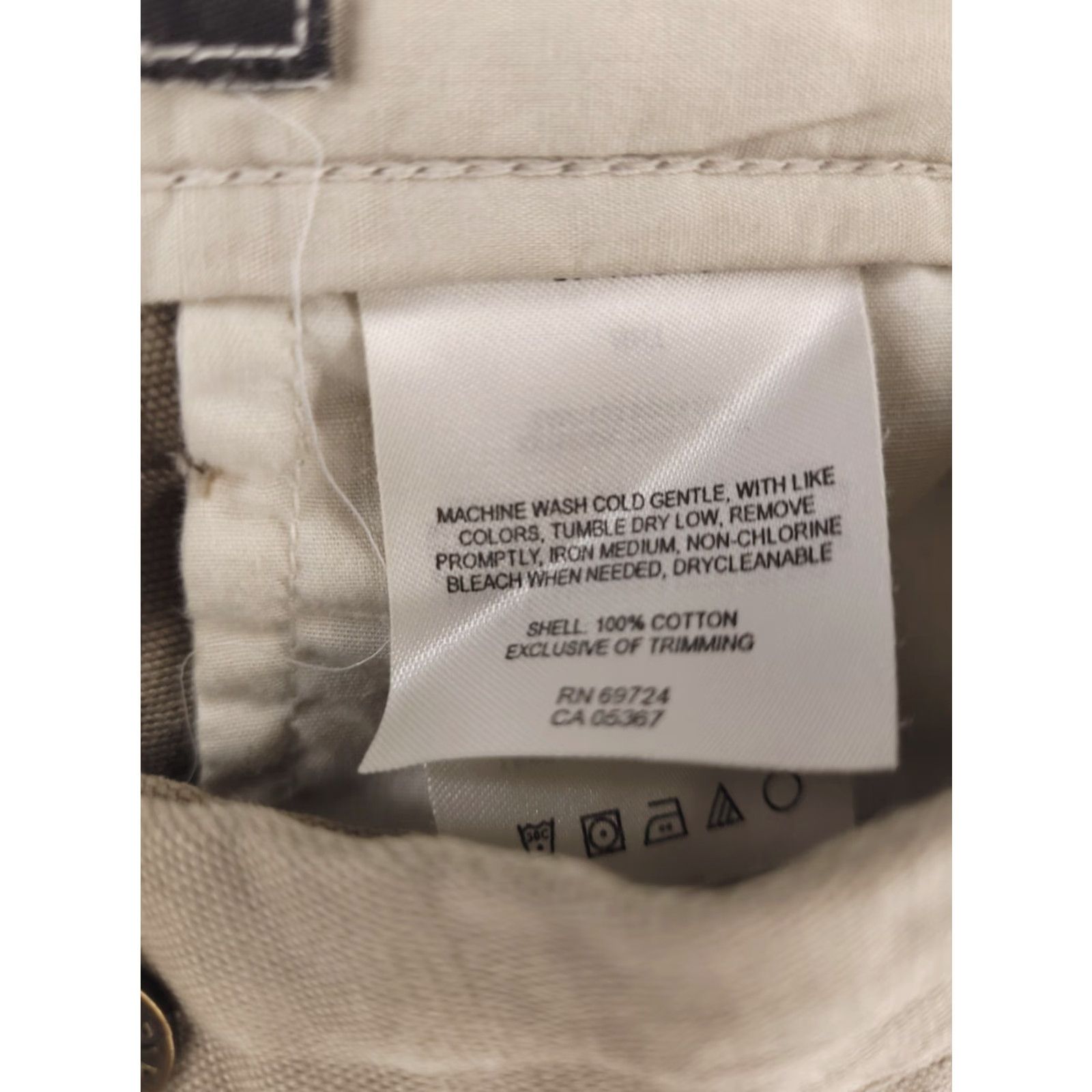 Vintage Columbia Walk Pants 32x30 Mens Canvas Cotton Beige Hiking Outdoor Size US 32 / EU 48 - 5 Thumbnail