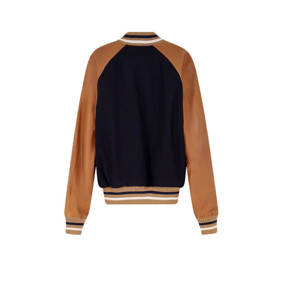 Dsquared2 DSQUARED2 Brown Wool/Leather Jacket New & Authentic (Men's s Size US XS / EU 42 / 0 - 2 Thumbnail