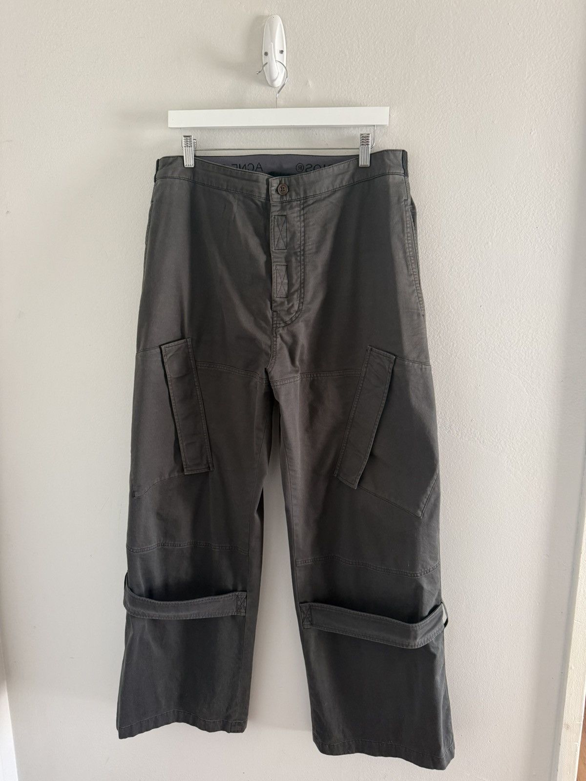 Acne Studios Acne Studios Chevron 6 Pocket Cargo Pants Washed Anthracite Size US 34 / EU 50 - 11 Thumbnail