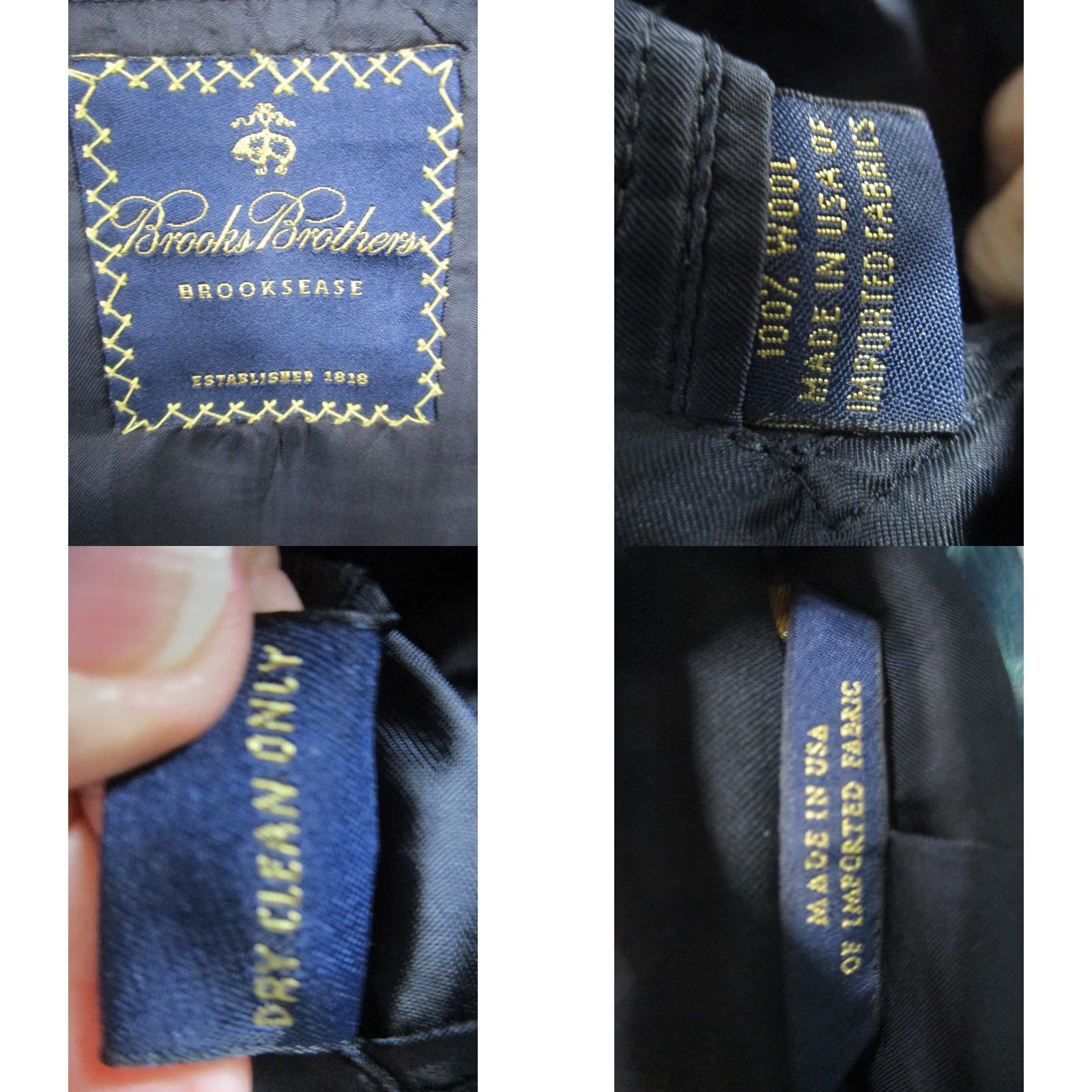 Brooks Brothers Brooks Brothers Blazer Mens 42R Charcoal Wool Brooksease 3 Button Made USA Jacket Single-Breasted Notch Lapel 2 Piece Wool Size 46R - 8 Thumbnail