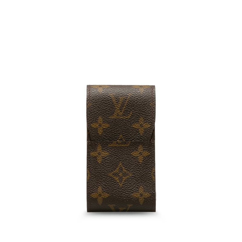 image of Louis Vuitton Monogram Etui Cigarette Case in Brown, Women's