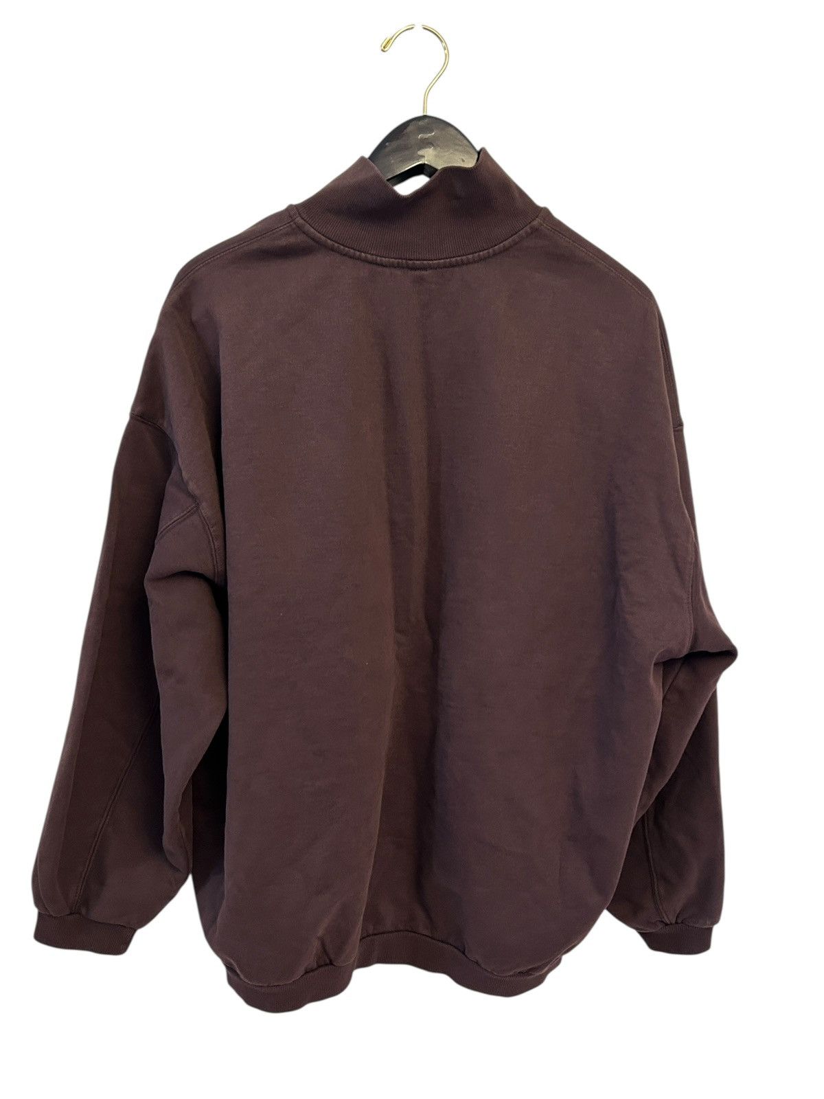 SKIMS SKIMS Oversize Fleece Half Zip Pullover in Espresso small Size S / US 4 / IT 40 - 6 Thumbnail