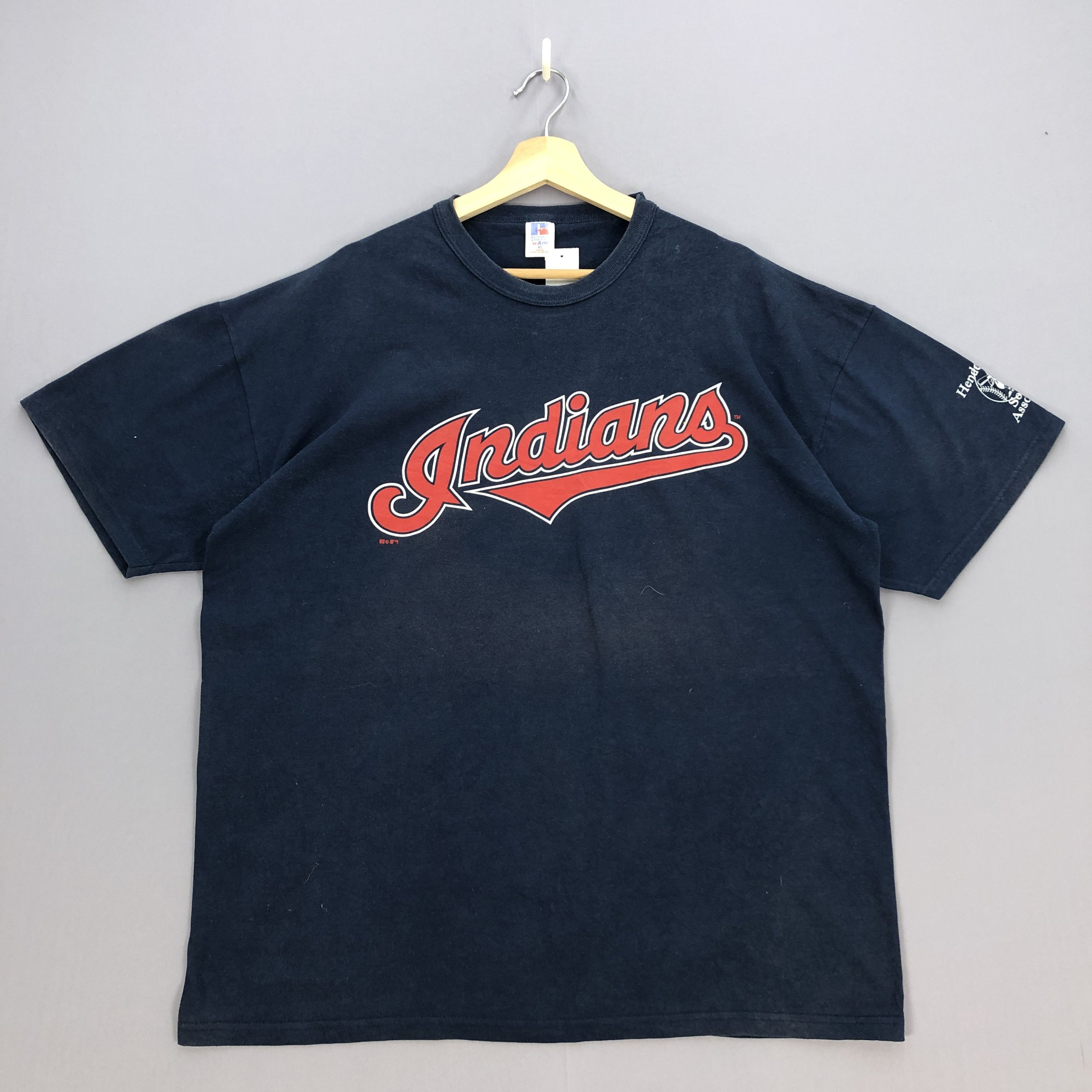 Russell Athletic Vintage 90s Indians T Shirt Sportswear MLB Crewneck Tees Size US XL / EU 56 / 4 - 1 Thumbnail