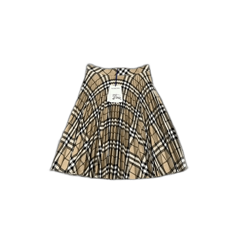 Burberry Burberry New Check Pleated Skirt UK8 Size 23" - 1 Thumbnail