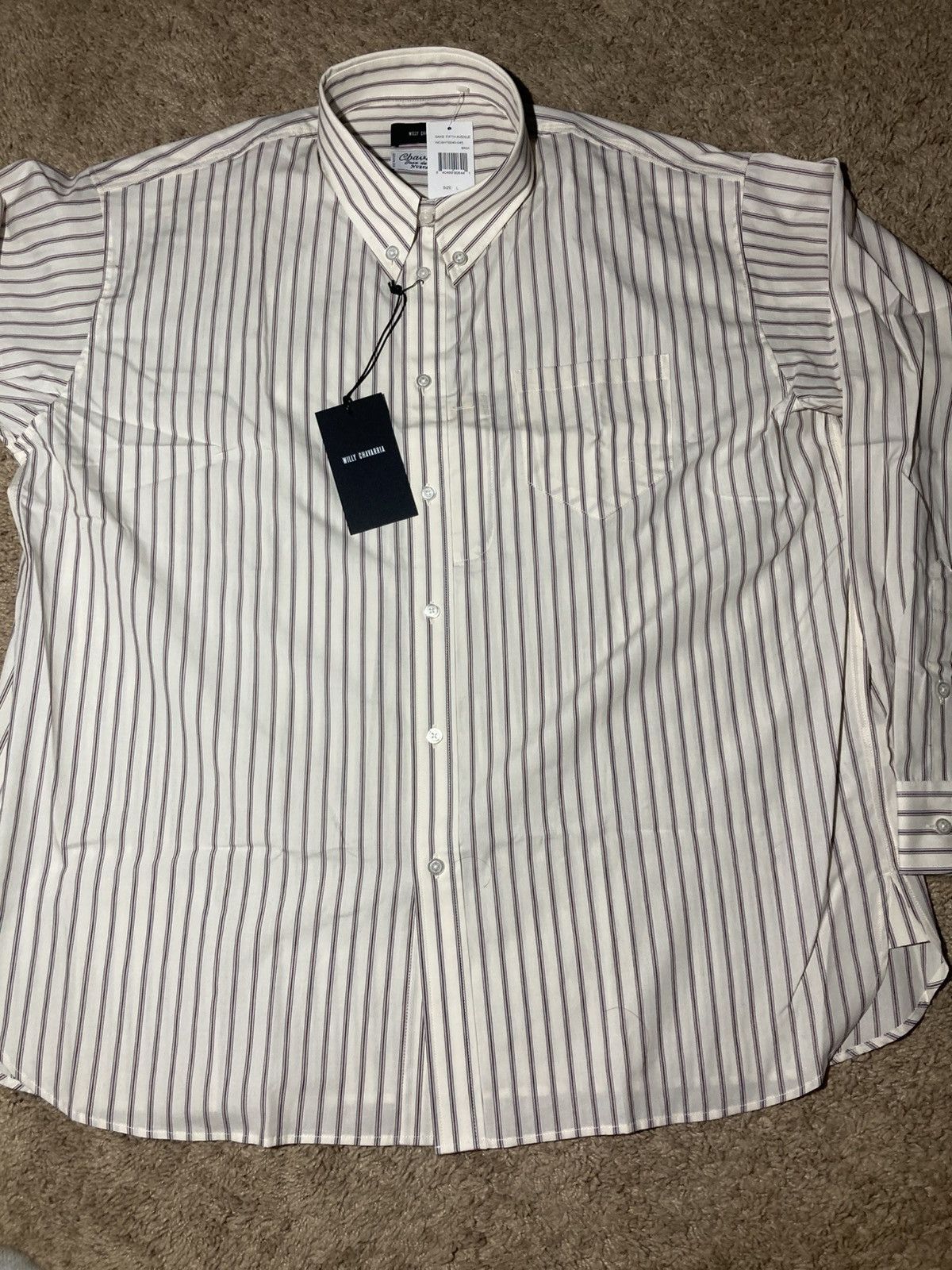 Willy Chavarria New AW25 Willy Chavarria Striped Button Down Veterano 2025 Size US L / EU 52-54 / 3 - 2 Thumbnail