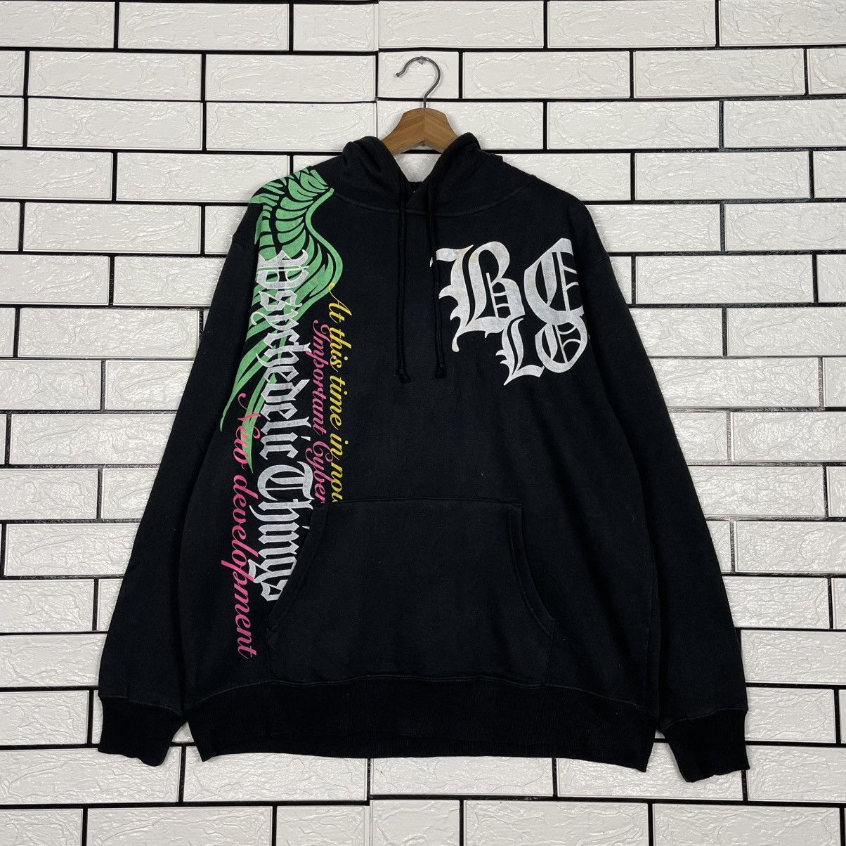 Japanese Brand Strange Heaven Surf Style Big Print Pullover Hoodie Size US L / EU 52-54 / 3 - 10 Thumbnail