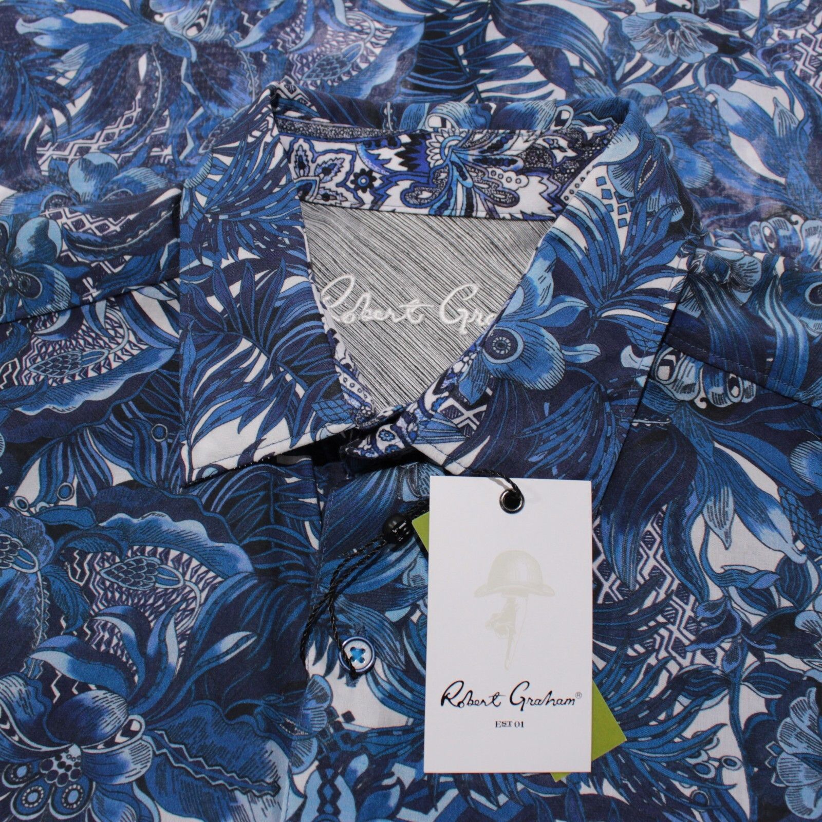 Robert Graham Robert Graham New with tags Shirt Size M US In Blue Size US M / EU 48-50 / 2 - 1 Thumbnail