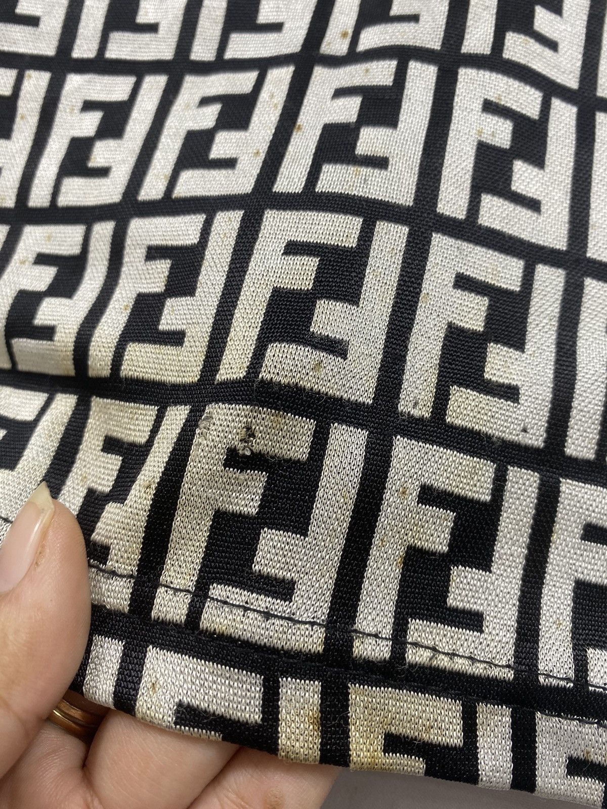 Fendi Vintage Fendi Monogram Short Sleeve Size S / US 4 / IT 40 - 10 Thumbnail