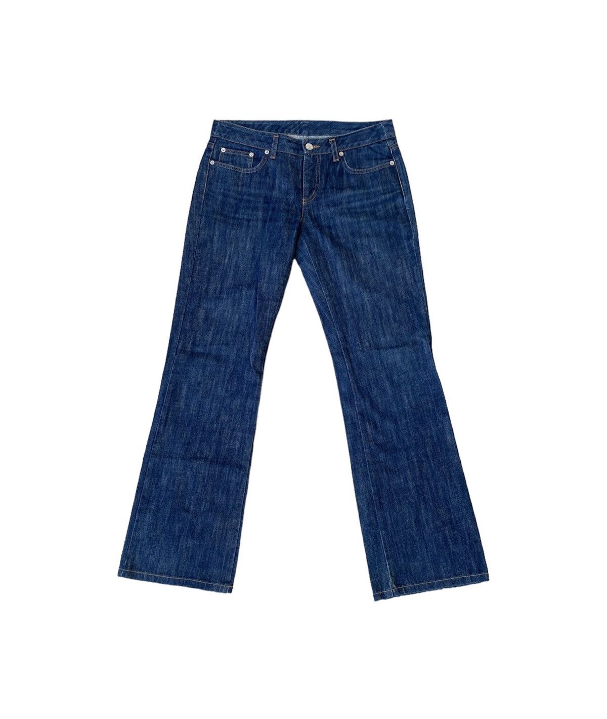 image of Vintage Iceberg X Mickey Mouse Denim Jeans in Blue Denim, Men's (Size 33)