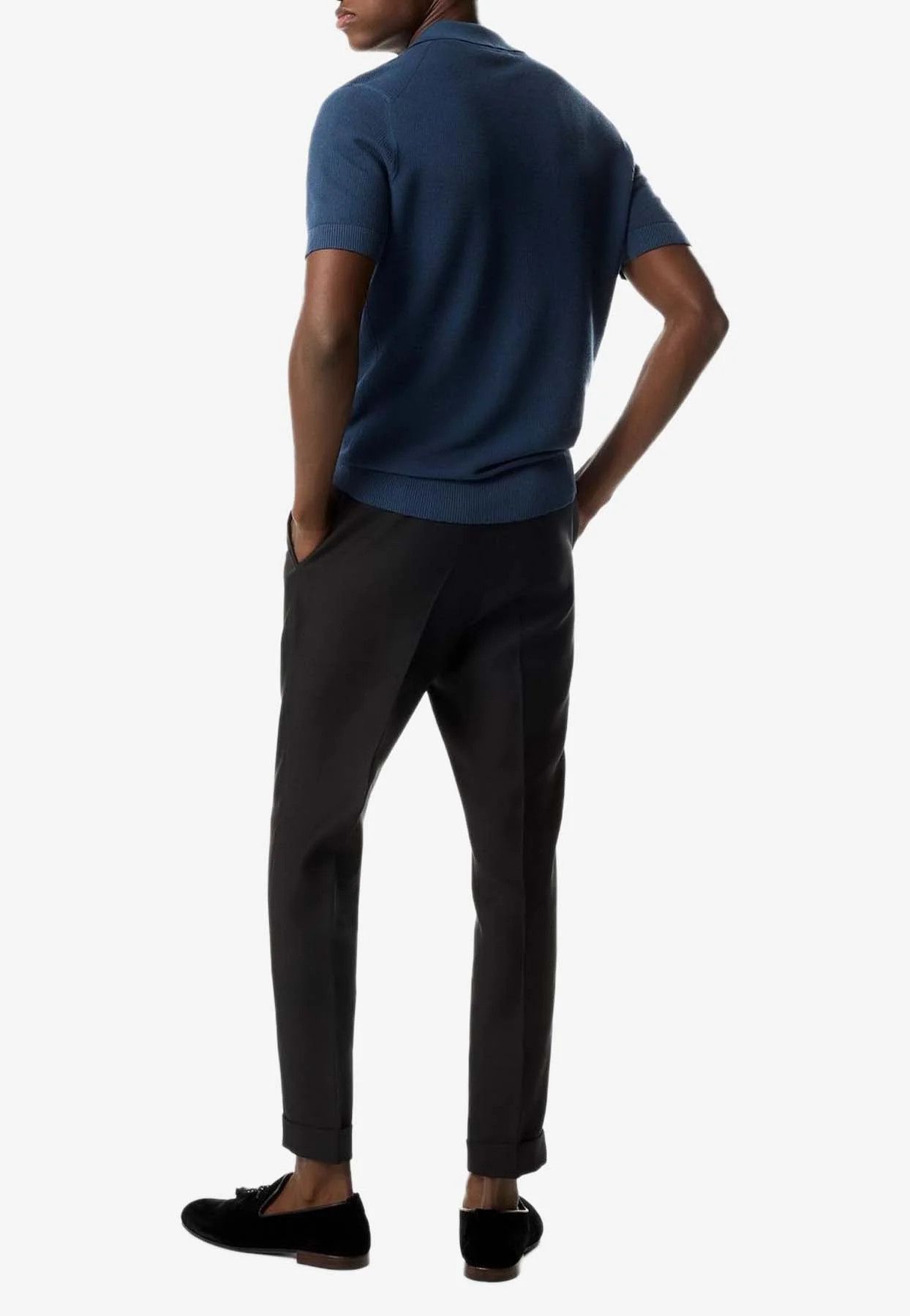 Tom Ford o1w1db10125 KPS010 Polo Shirt in Blue Size US XL / EU 56 / 4 - 3 Thumbnail