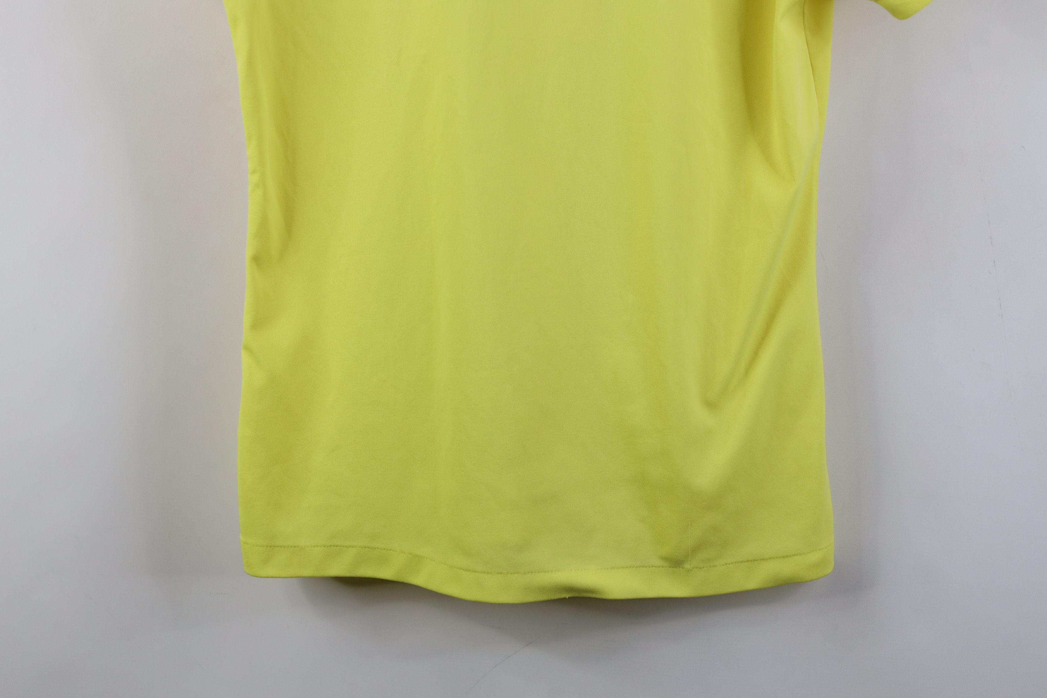 Vintage Vintage 70s Streetwear Knit Dagger Collar Polo Shirt Yellow Size L / US 10 / IT 46 - 14 Thumbnail