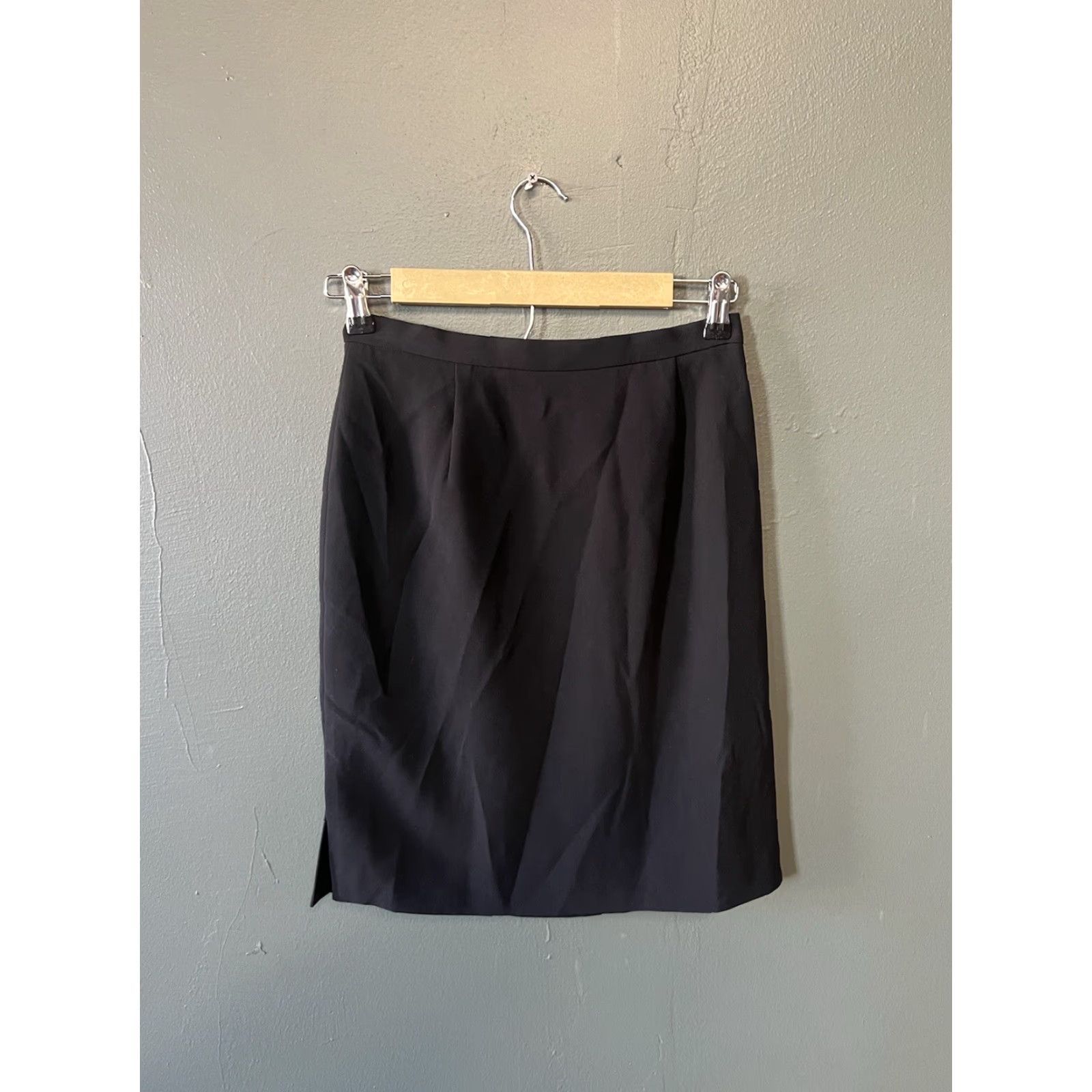 Ann Taylor Ann Taylor Skirt Petites Womens Black A-line Size 2P NWT Size 26" / US 2 / IT 38 - 2 Thumbnail