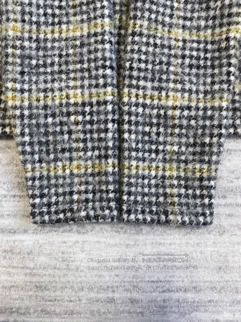 Our Legacy Houndstooth Wool Jacket with Zip Detail . Size US XL / EU 56 / 4 - 5 Thumbnail