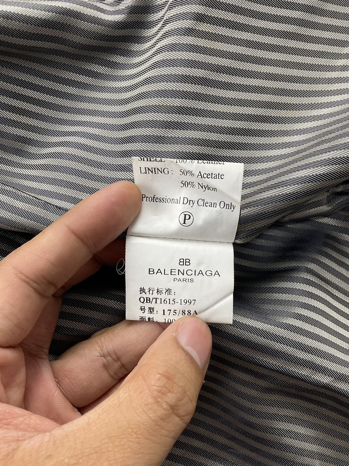 Balenciaga Vintage Balenciaga Leather Jacket Size US XL / EU 56 / 4 - 15 Thumbnail