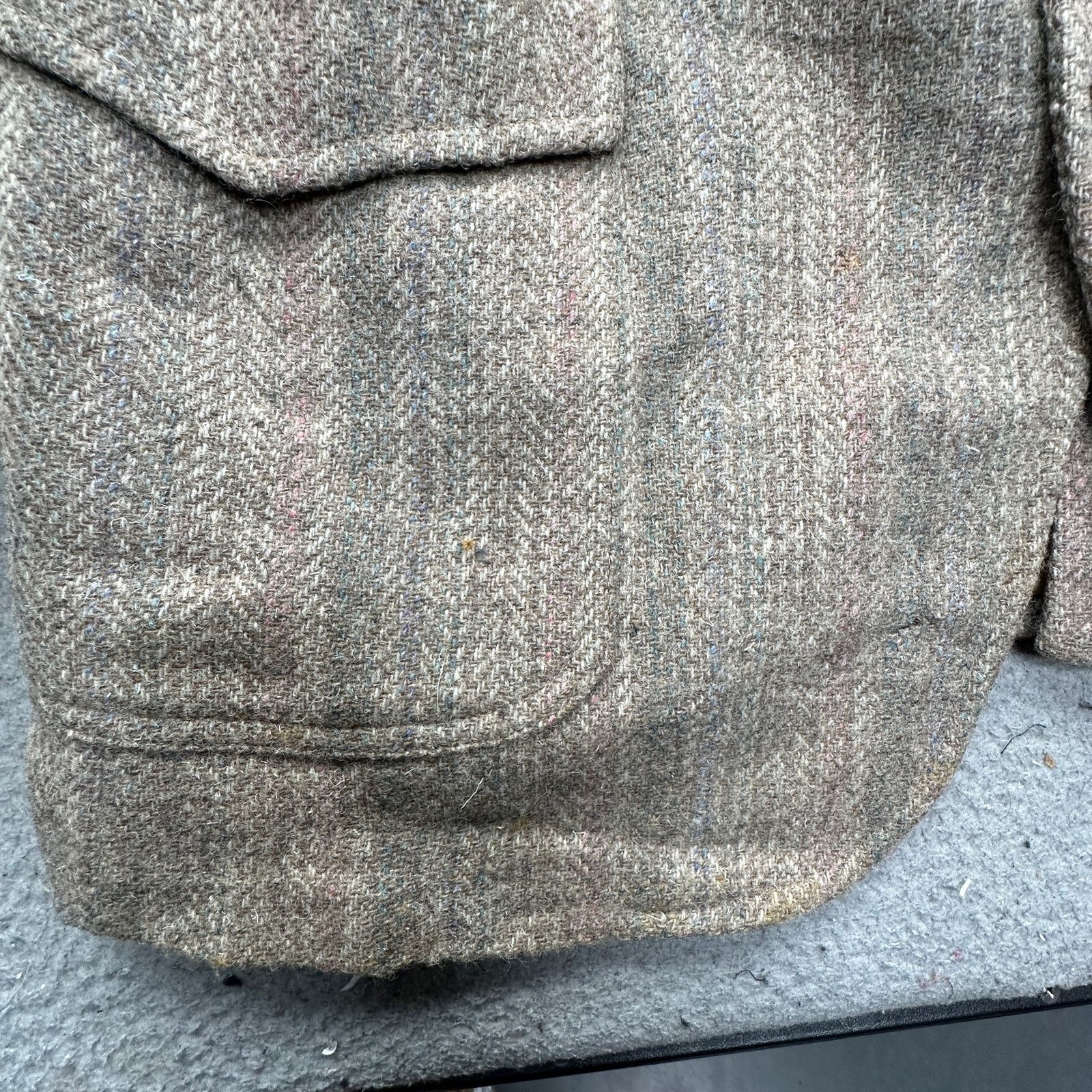Pendleton Vintage Pendleton Tweed Sport Coat Blazer Mens 42 Long Large Size US L / EU 52-54 / 3 - 15 Thumbnail