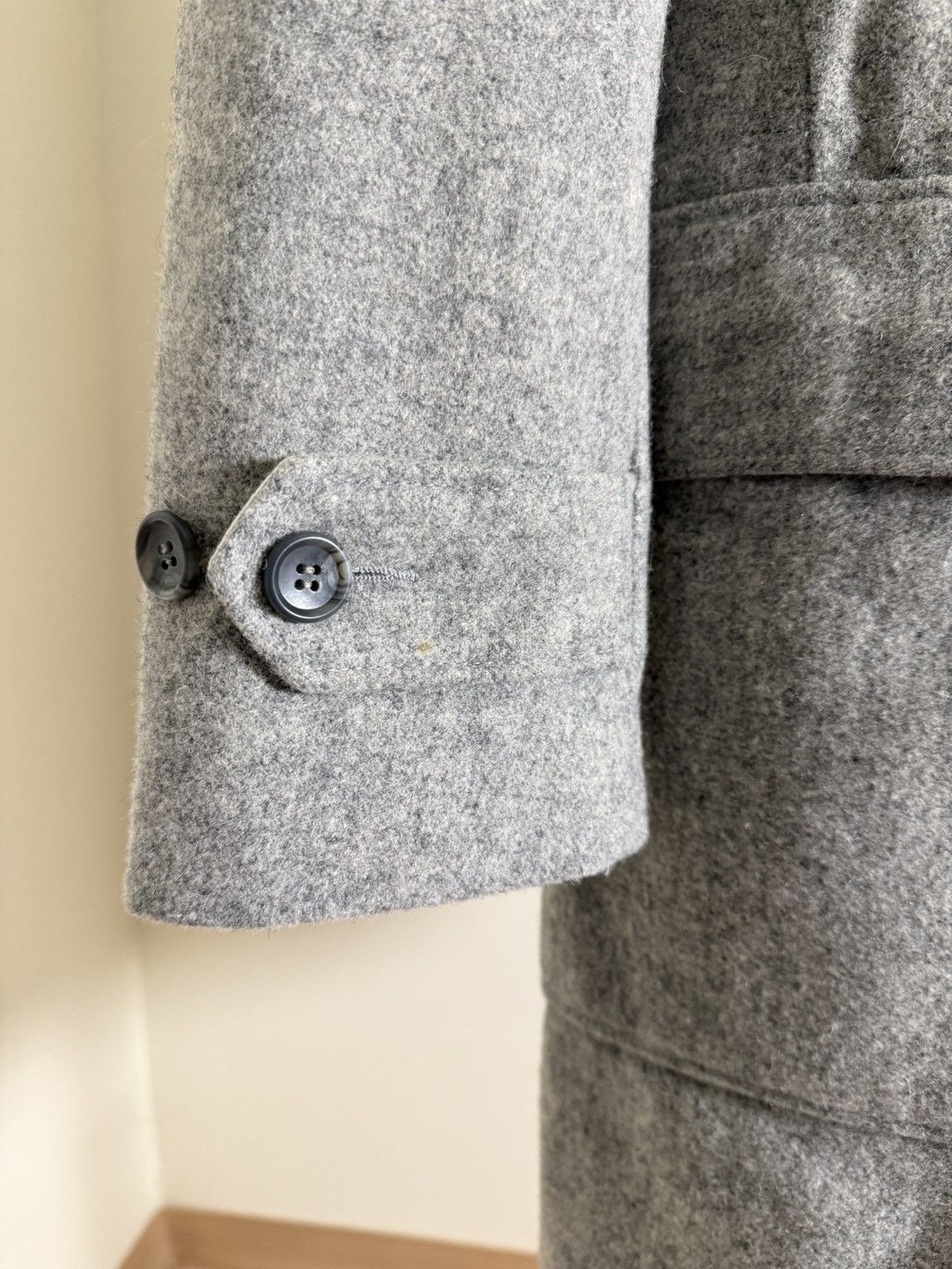 Engineered Garments Engineered Garments Wool Hooded Coat Grey S USA Size US S / EU 44-46 / 1 - 2 Thumbnail