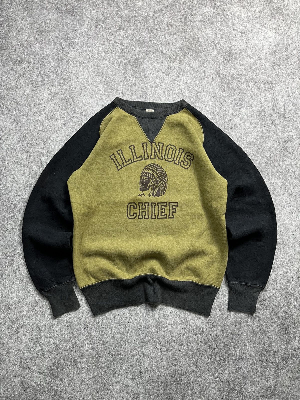 Buzz Rickson's × The Flat Head × Vintage Vintage The Flat Head Illinois Cheif Sweatershirt Size US S / EU 44-46 / 1 - 1 Thumbnail