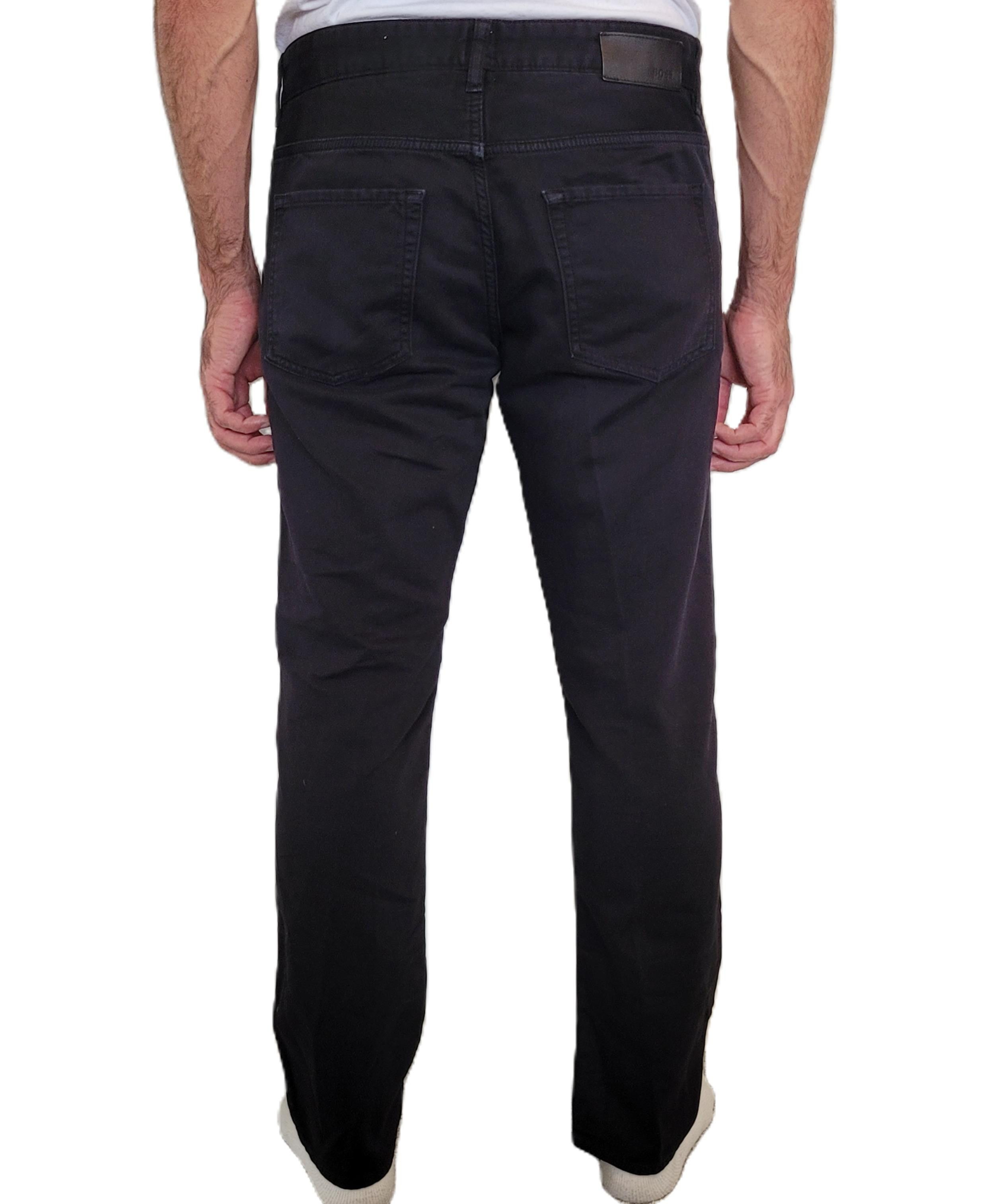 Hugo Boss Stretch Chino Pants Casual Slim Straight Size US 35 - 2 Thumbnail