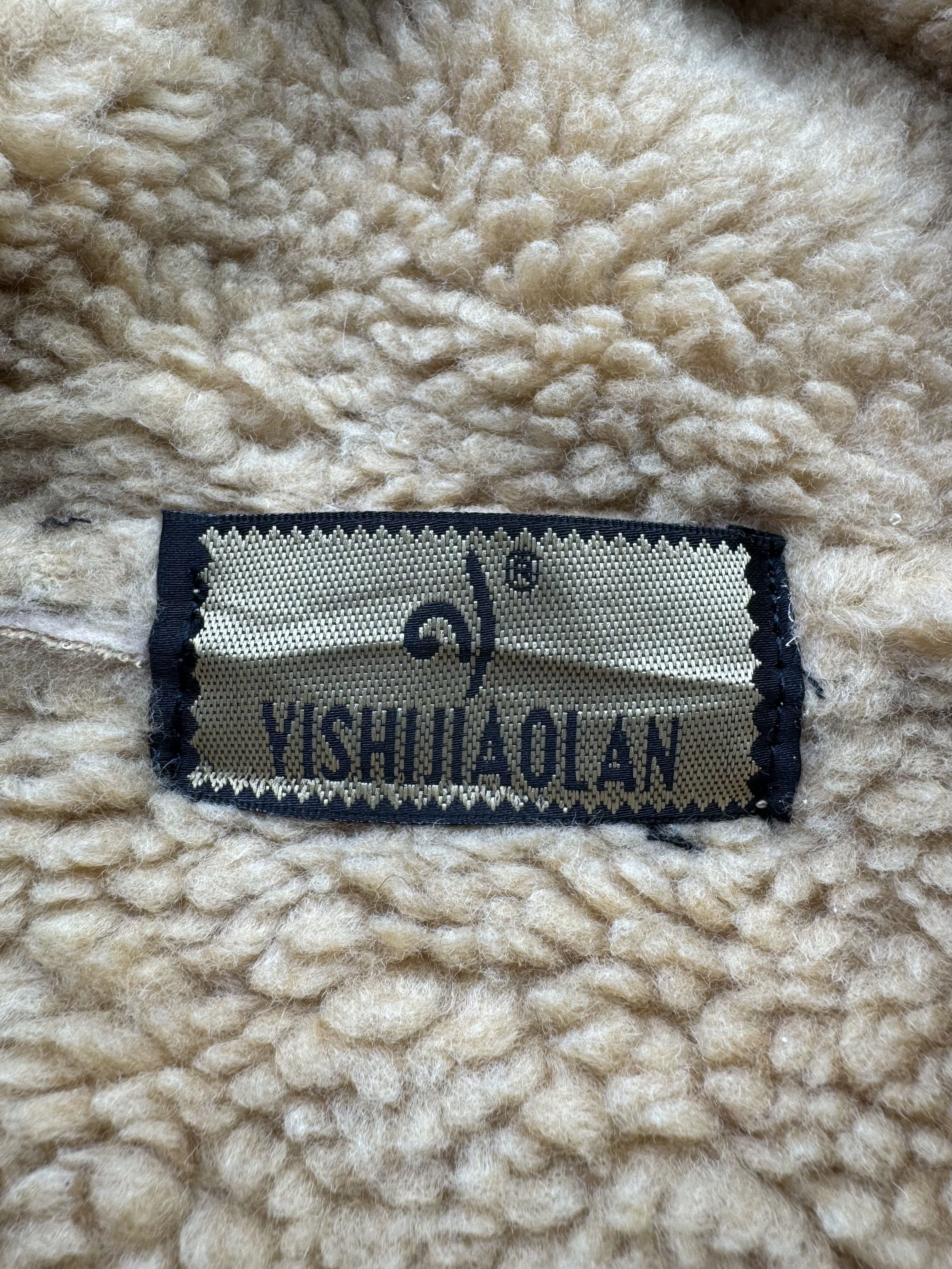 Japanese Brand Vintage Faux Sheepskin Faded Hooded Jacket B388(V48)E2 Size S / US 4 / IT 40 - 5 Thumbnail