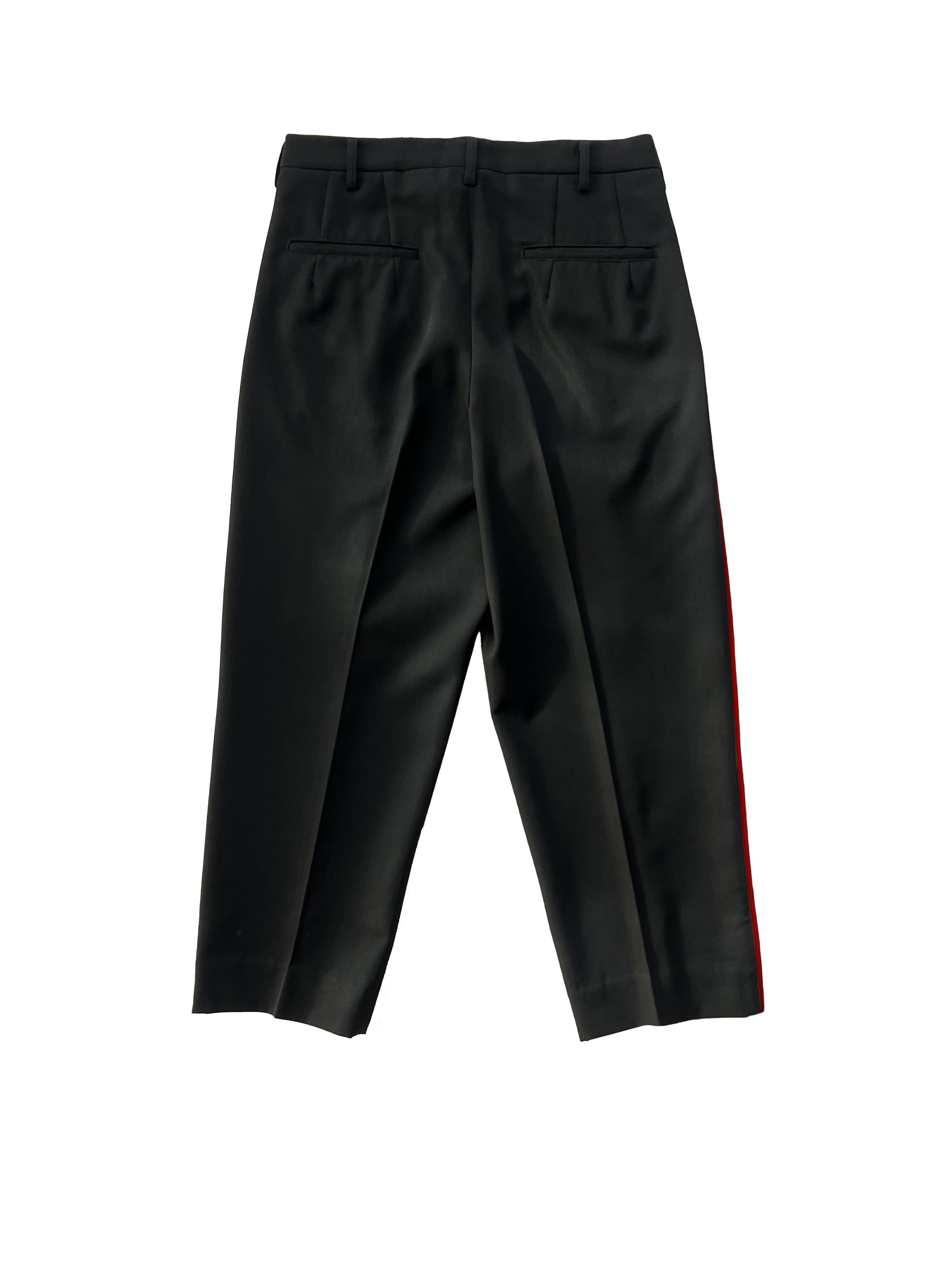 Yohji Yamamoto YOHJI YAMAMOTO POUR HOMME RED PIPING PANTS Size US 30 / EU 46 - 2 Thumbnail