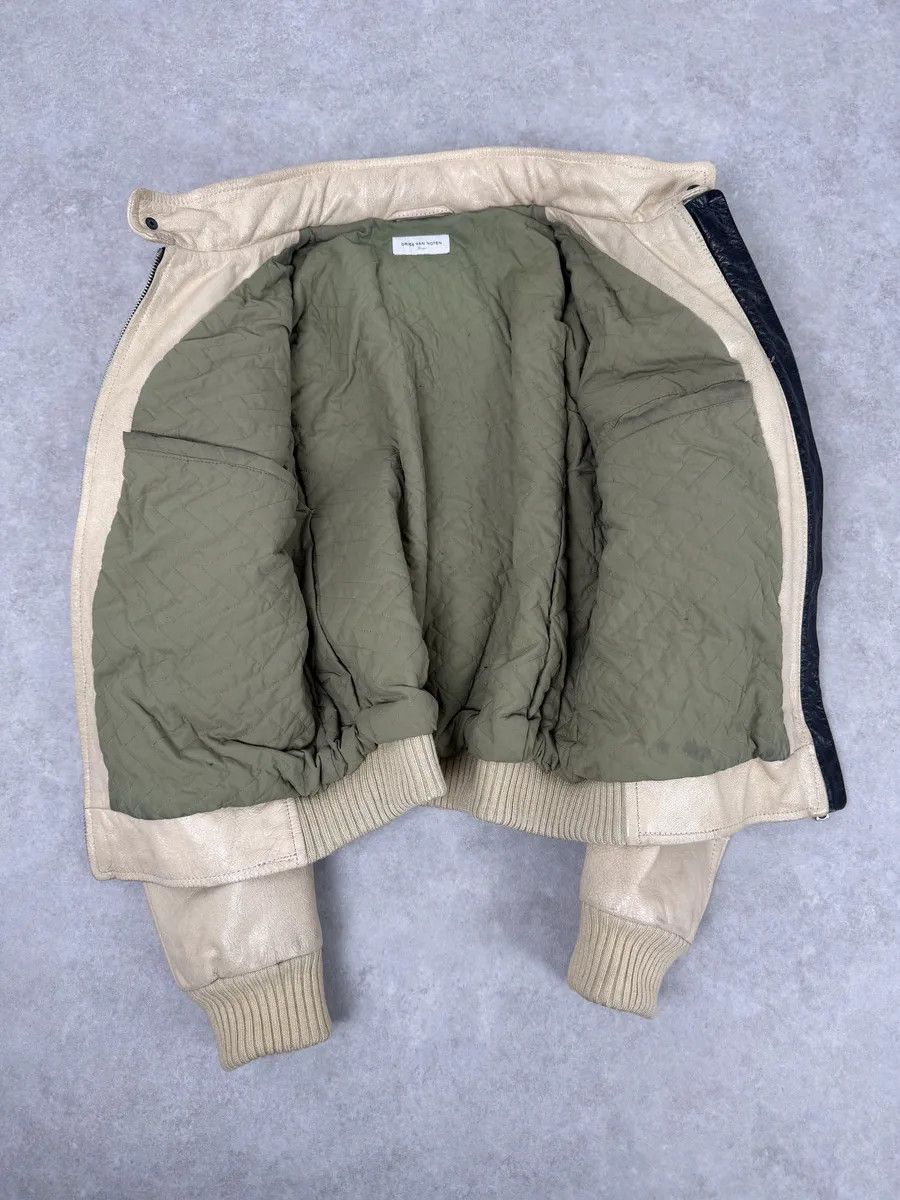 Dries Van Noten Dries Van Noten Beige Premium Leather Jacket Size US S / EU 44-46 / 1 - 6 Thumbnail