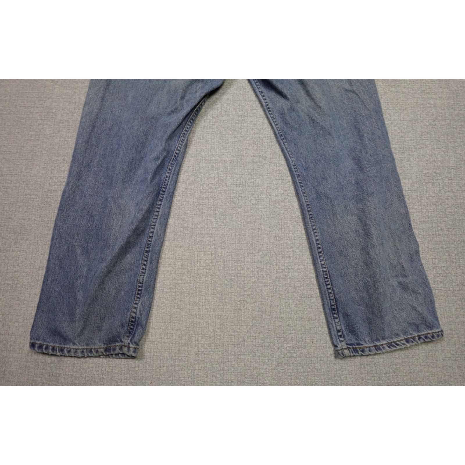 Levi's Levi's 505 Jeans Mens 36x30 Blue Regular Fit Straight Leg Light Wash Rancher Denim Cotton Zip 5-Pocket Modern Mens Size US 36 / EU 52 - 6 Thumbnail