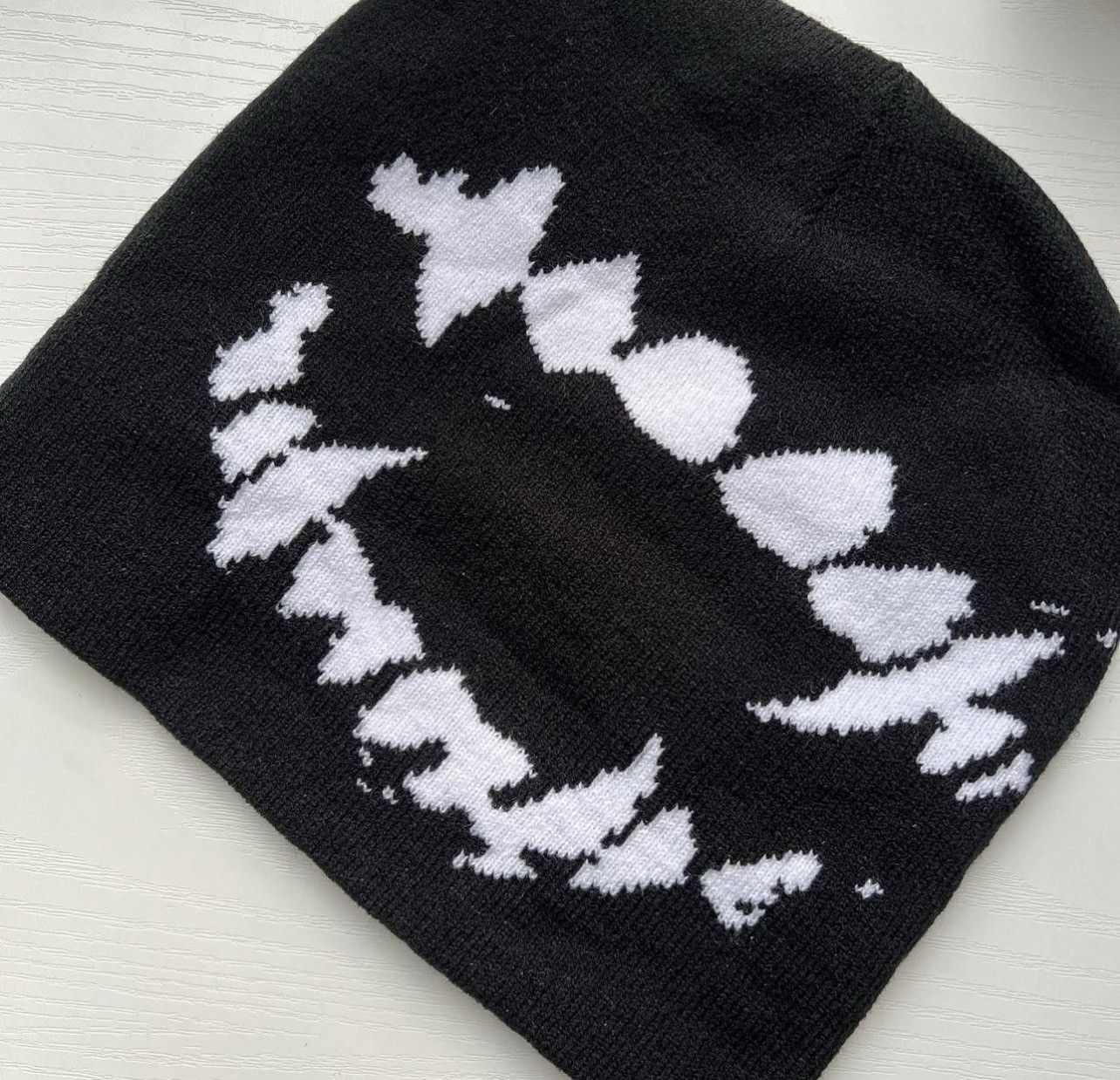 Vintage black dog teeth beanie Size ONE SIZE - 4 Thumbnail