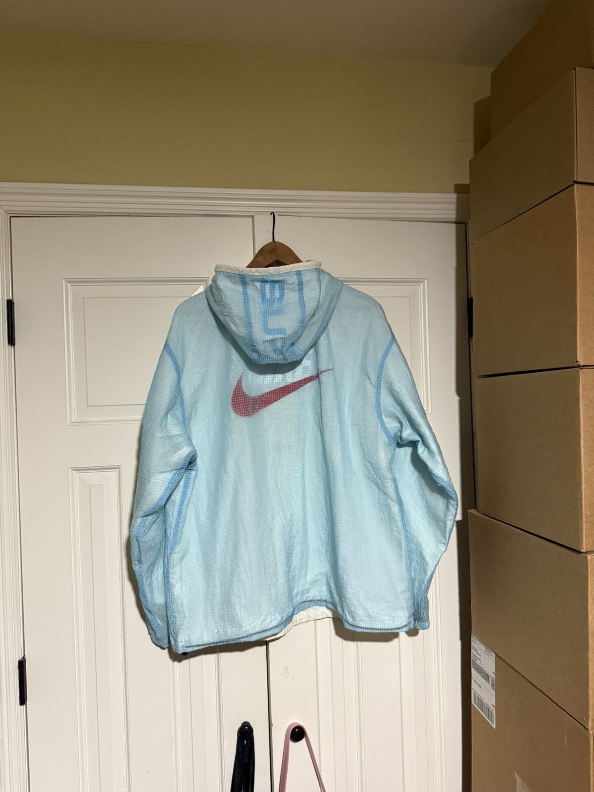 Nike × Supreme Supreme x Nike Jewel Reversible Ripstop Anorak White/Blue Size US L / EU 52-54 / 3 - 6 Thumbnail