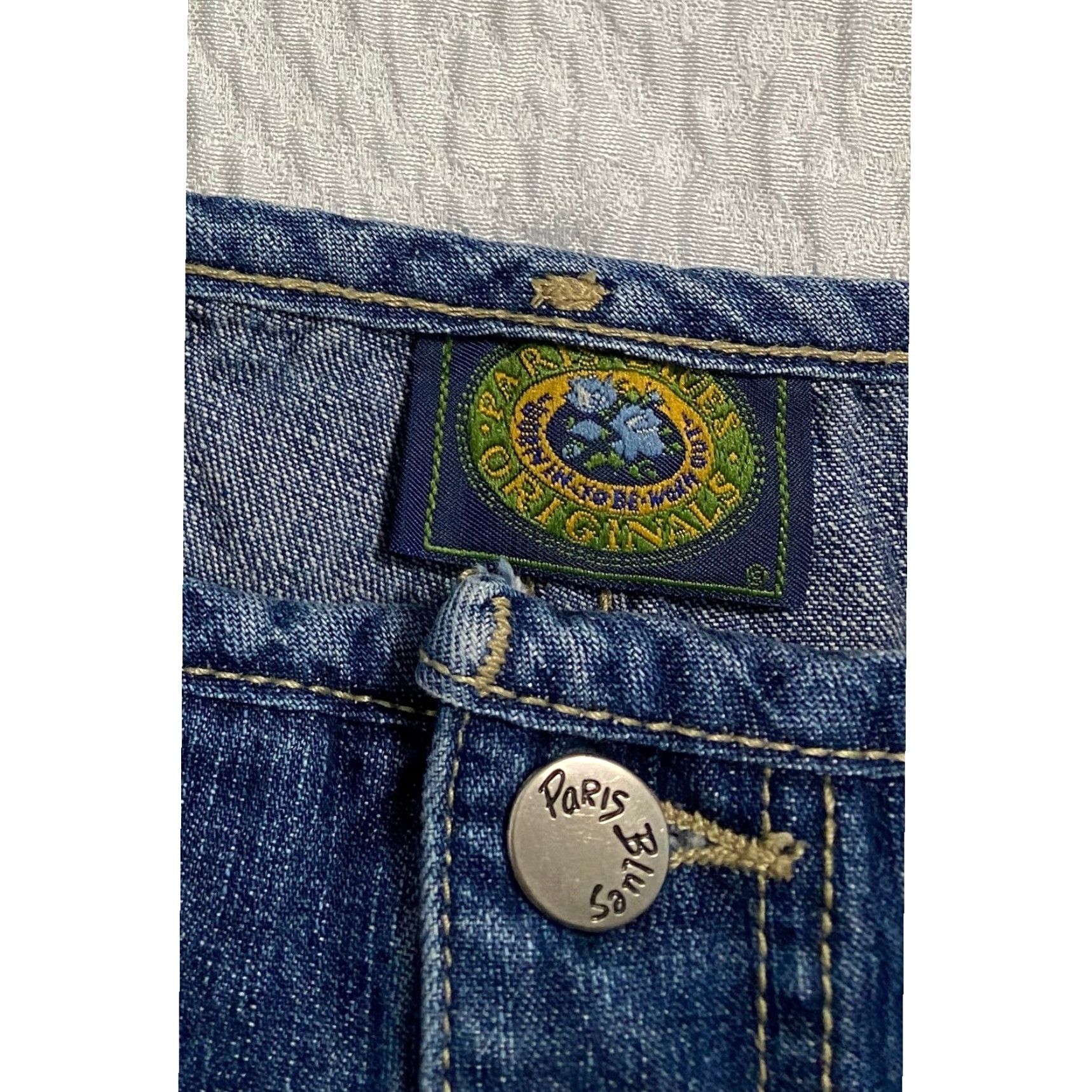 Vintage VINTAGE Paris Blues Jeans Flare Jeans Button Fly Y2K 90s Blue Denim Junior Size 13 Womens Size 34" / US 12 / IT 48 - 5 Thumbnail