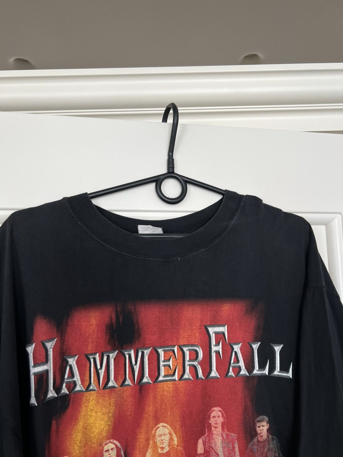 Band Tees Vintage Hammer Fall Band Tee Rock 90s T-Shirt Size US XL / EU 56 / 4 - 8 Thumbnail
