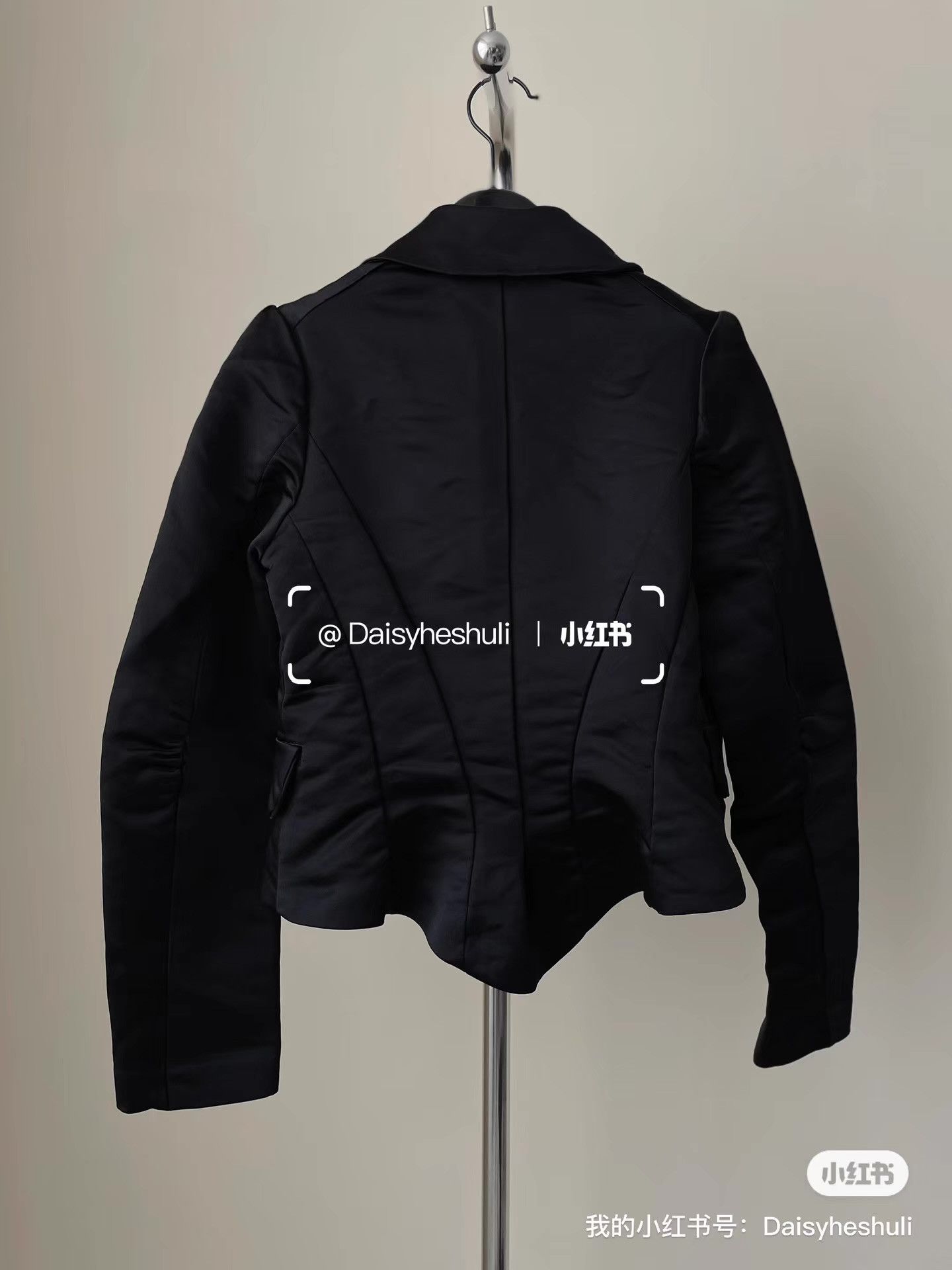Comme des Garcons CDG Comcom Black Short-Sleeve Blazer Jacket Ｑ24 Size XS / US 0-2 / IT 36-38 - 4 Thumbnail