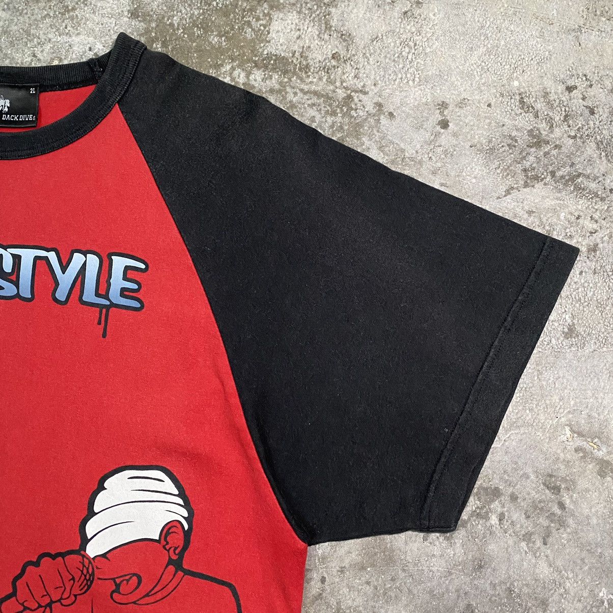 JNCO × Vintage Y2K DACK DIVE MICHAEL SLIDE FREESTYLE HIPHOP T SHIRT Size US M / EU 48-50 / 2 - 7 Thumbnail