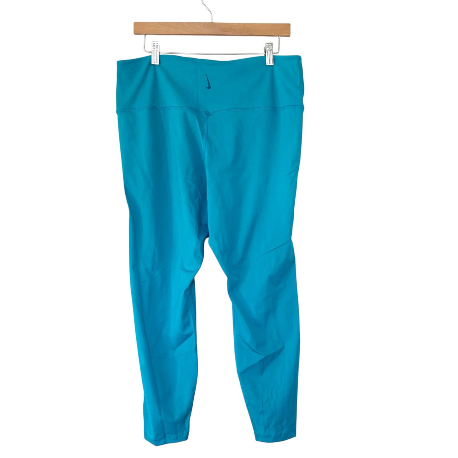 Nike Nike Dri Fit Yoga Teal Leggings Sz XXL Size 42" / US 20 - 7 Thumbnail