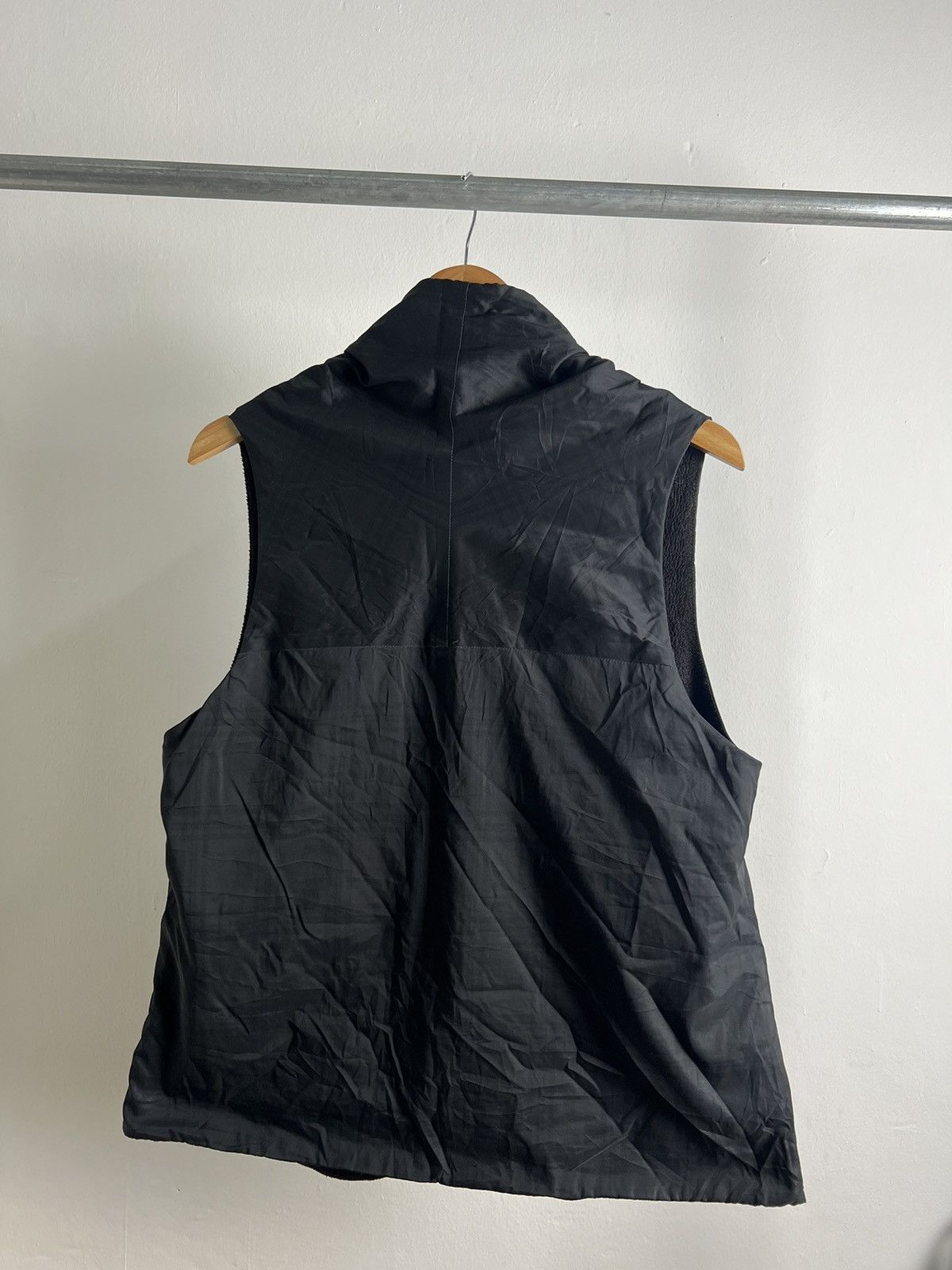 Y's × Y's for Men × Yohji Yamamoto 1990s Y's for Living Black Vest Fleece Lining Size US M / EU 48-50 / 2 - 5 Thumbnail