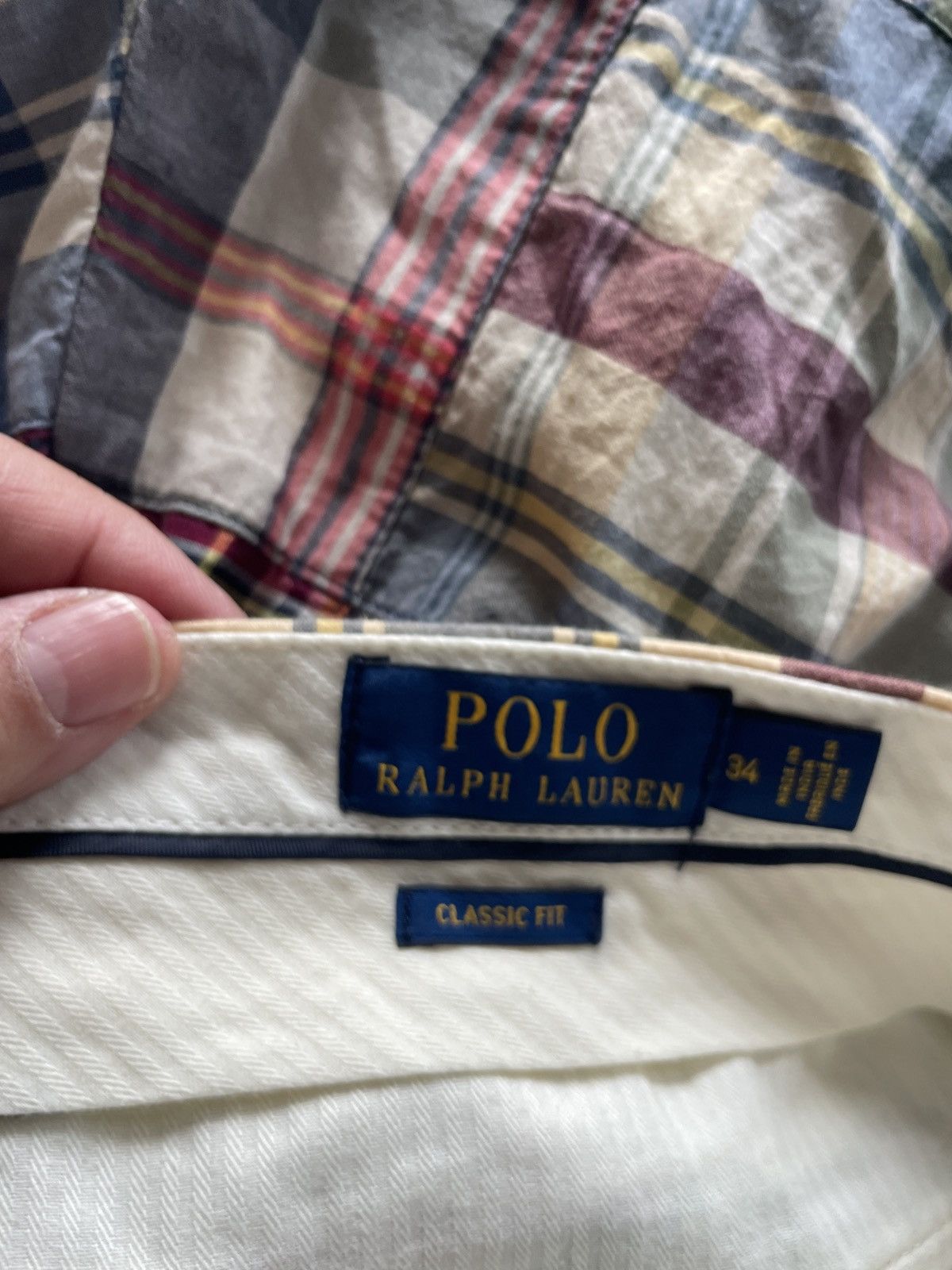 Polo Ralph Lauren Indian Madras Plaid shorts nwt 79.99 Size US 35 - 7 Thumbnail