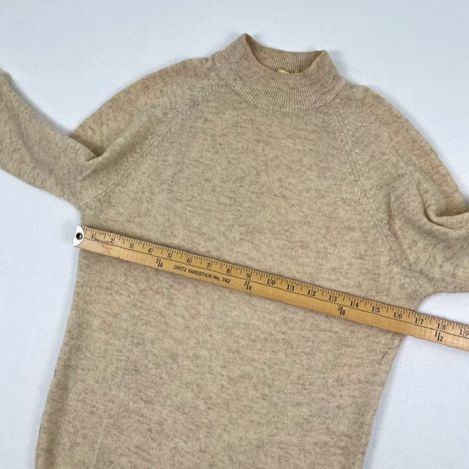 Vintage VINTAGE Woollen Mills Sweater Womens S Brown Lambs Wool Mock Neck Jumper VTG Size S / US 4 / IT 40 - 5 Thumbnail