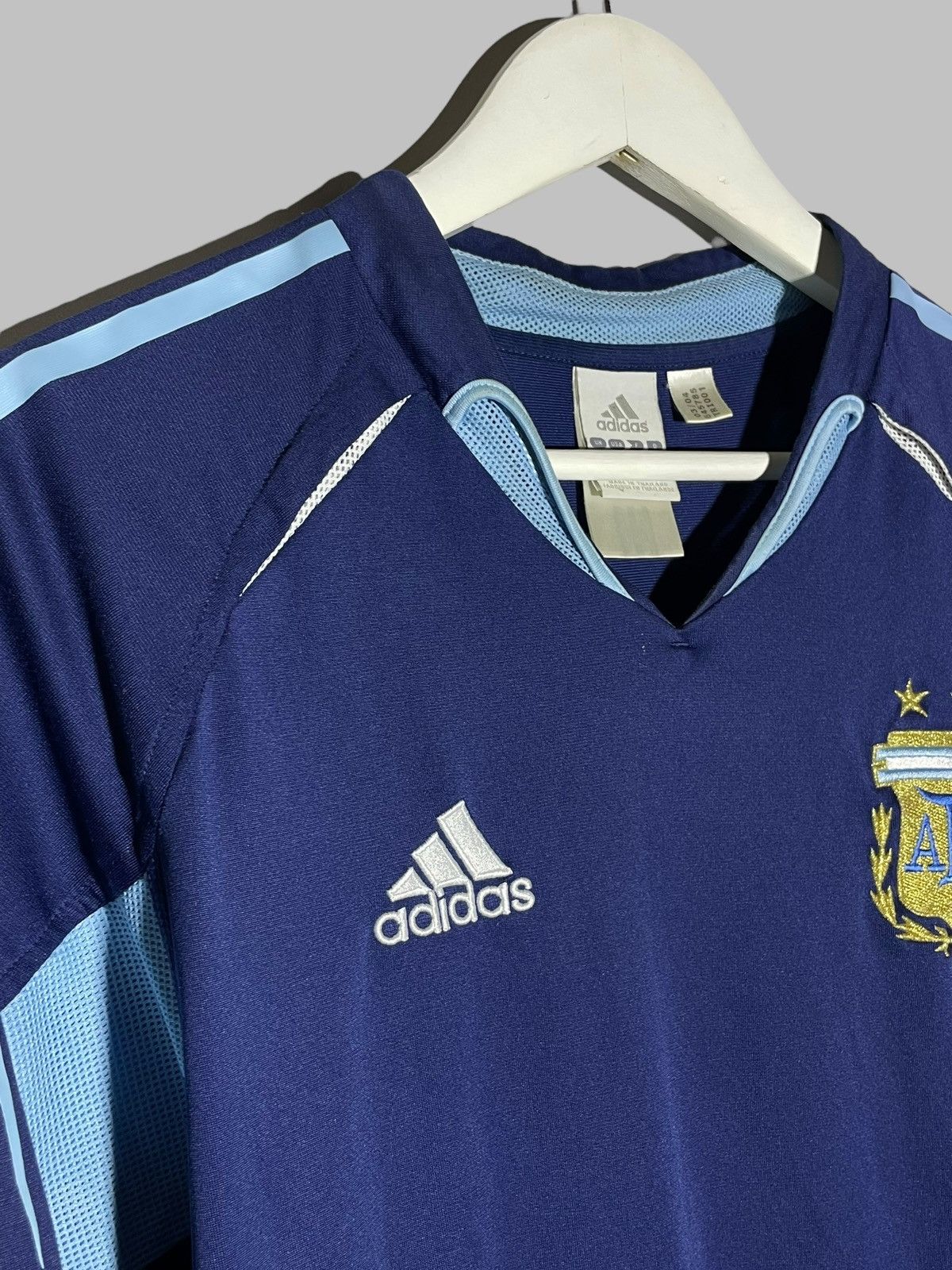 Adidas × Vintage National Team Argentina Adidas 2004 Away Vintage Jersey Size US M / EU 48-50 / 2 - 5 Thumbnail