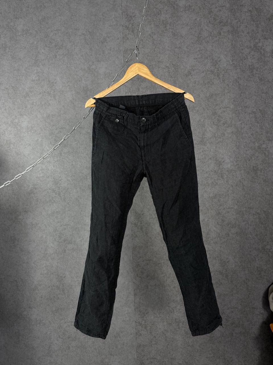 Armani Armani Exchange luxury designer linen pants Size US 28 / EU 44 - 1 Thumbnail