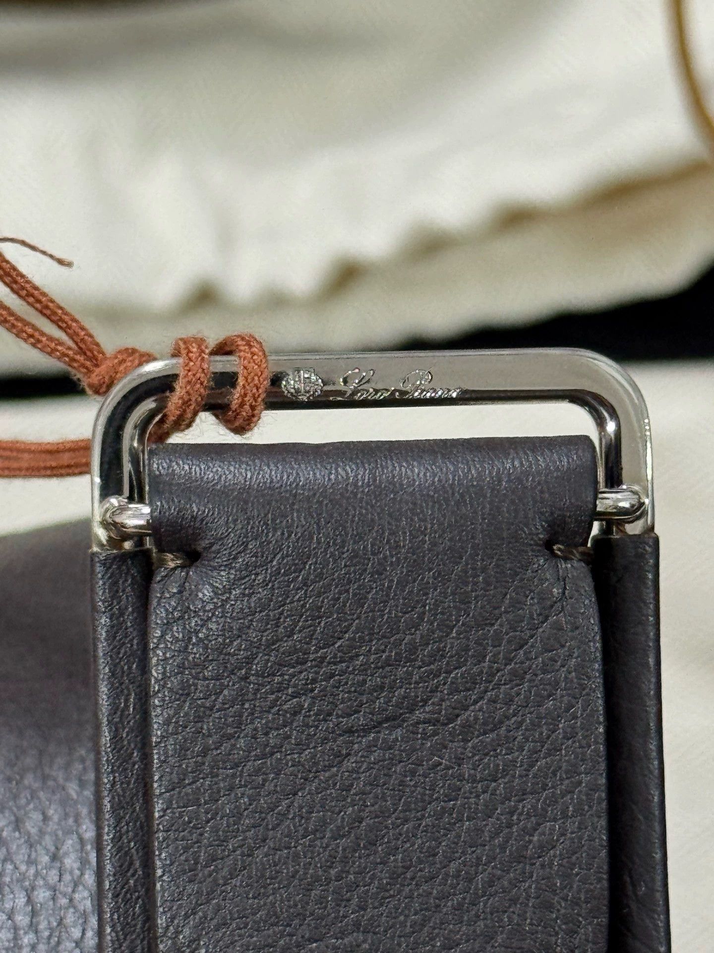 Loro Piana Loro Piana Men's Leather Belt 3CM Brown Size ONE SIZE - 4 Thumbnail