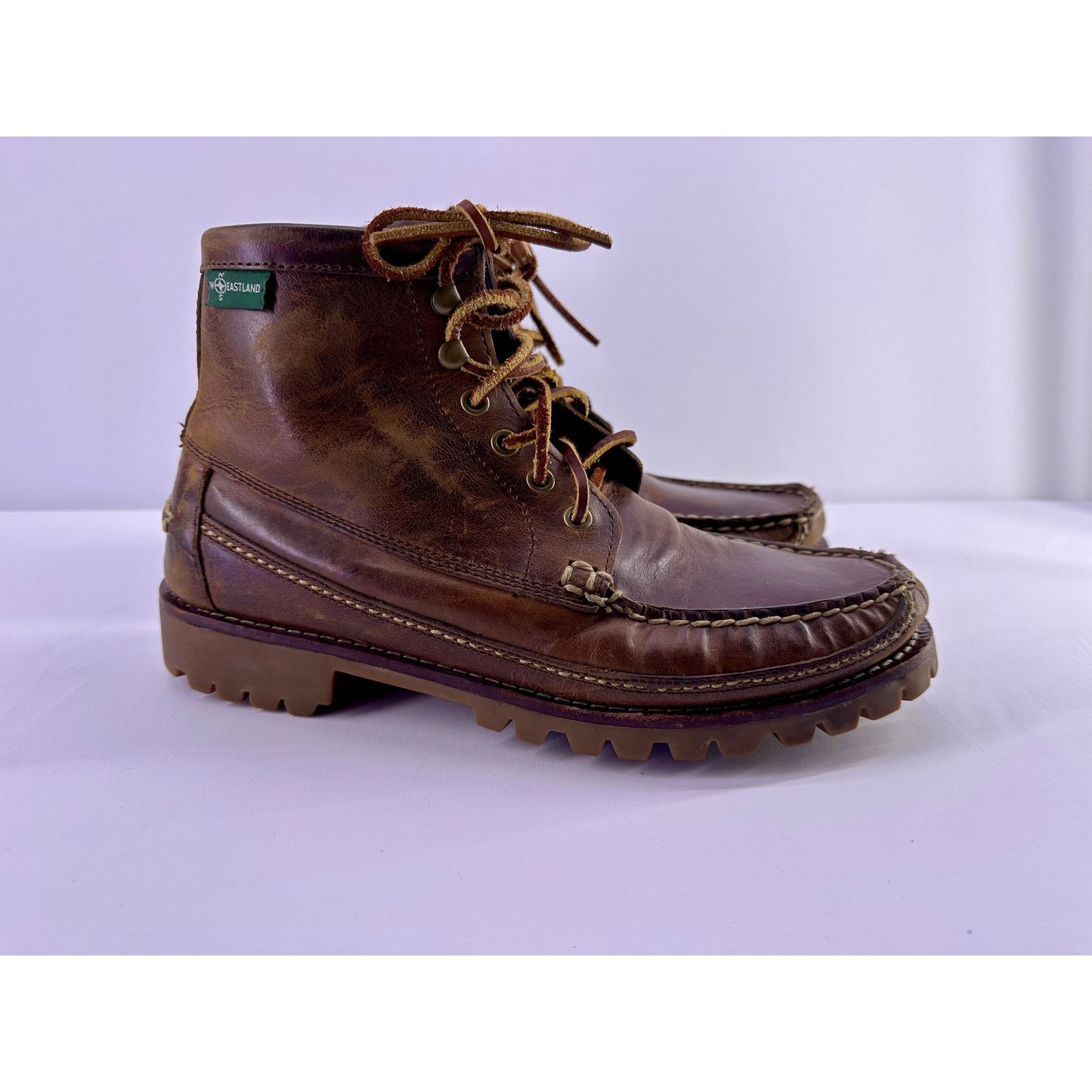& Other Stories Vintage EastLand 1955 Edition Leather Winter Boots Size 9D Size US 9 / EU 42 - 5 Thumbnail