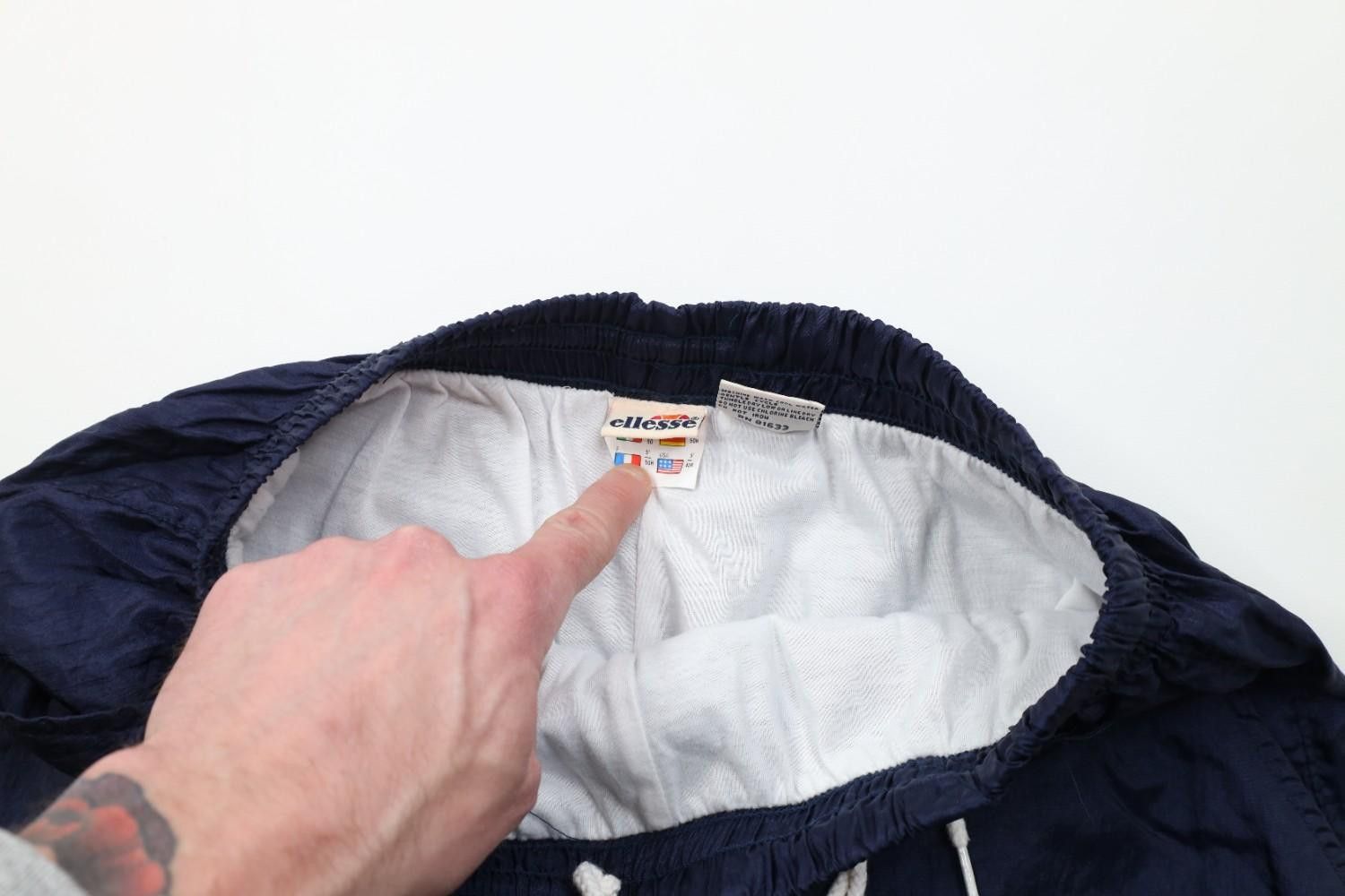 Ellesse Vintage 80s 90s Ellesse Tennis Windbreaker Joggers Pants Size US 34 / EU 50 - 10 Thumbnail