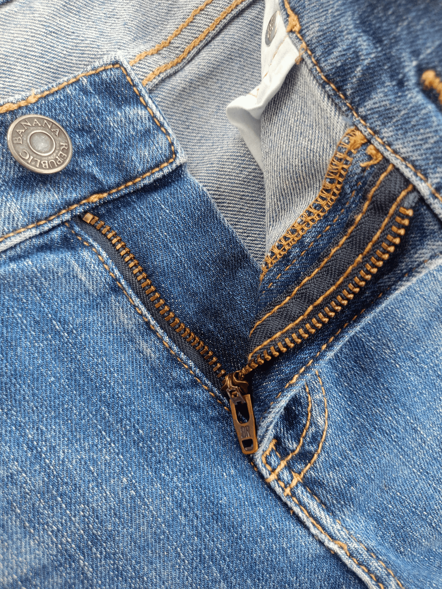 Banana Republic BANANA REPUBLIC Slim Fit Distressed Streetwear Jeans Size 26" / US 2 / IT 38 - 13 Thumbnail